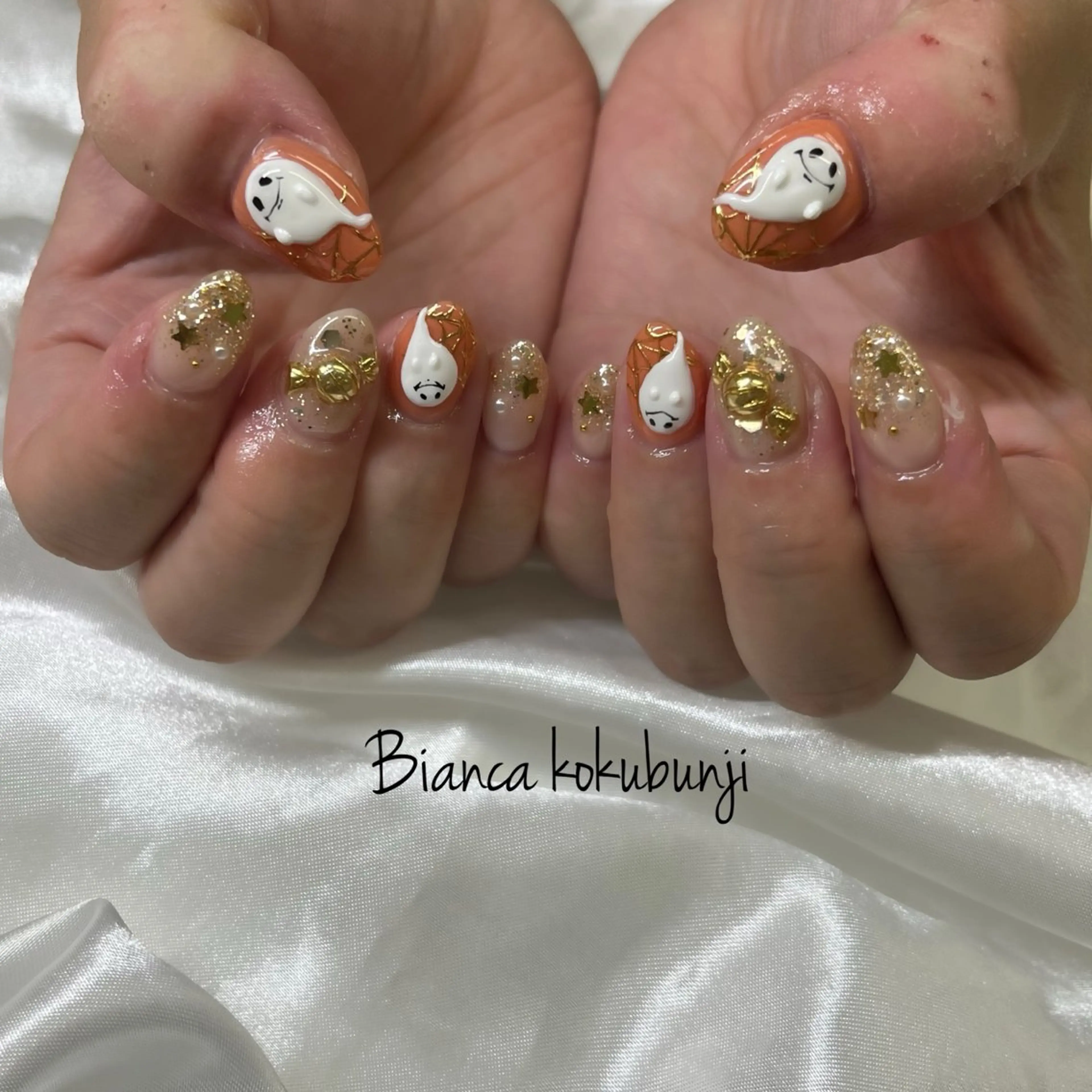 ネイル 持ち込み ハンドネイル Bianca☁国分寺 🤍店長/黒木愛美のネイルデザイン