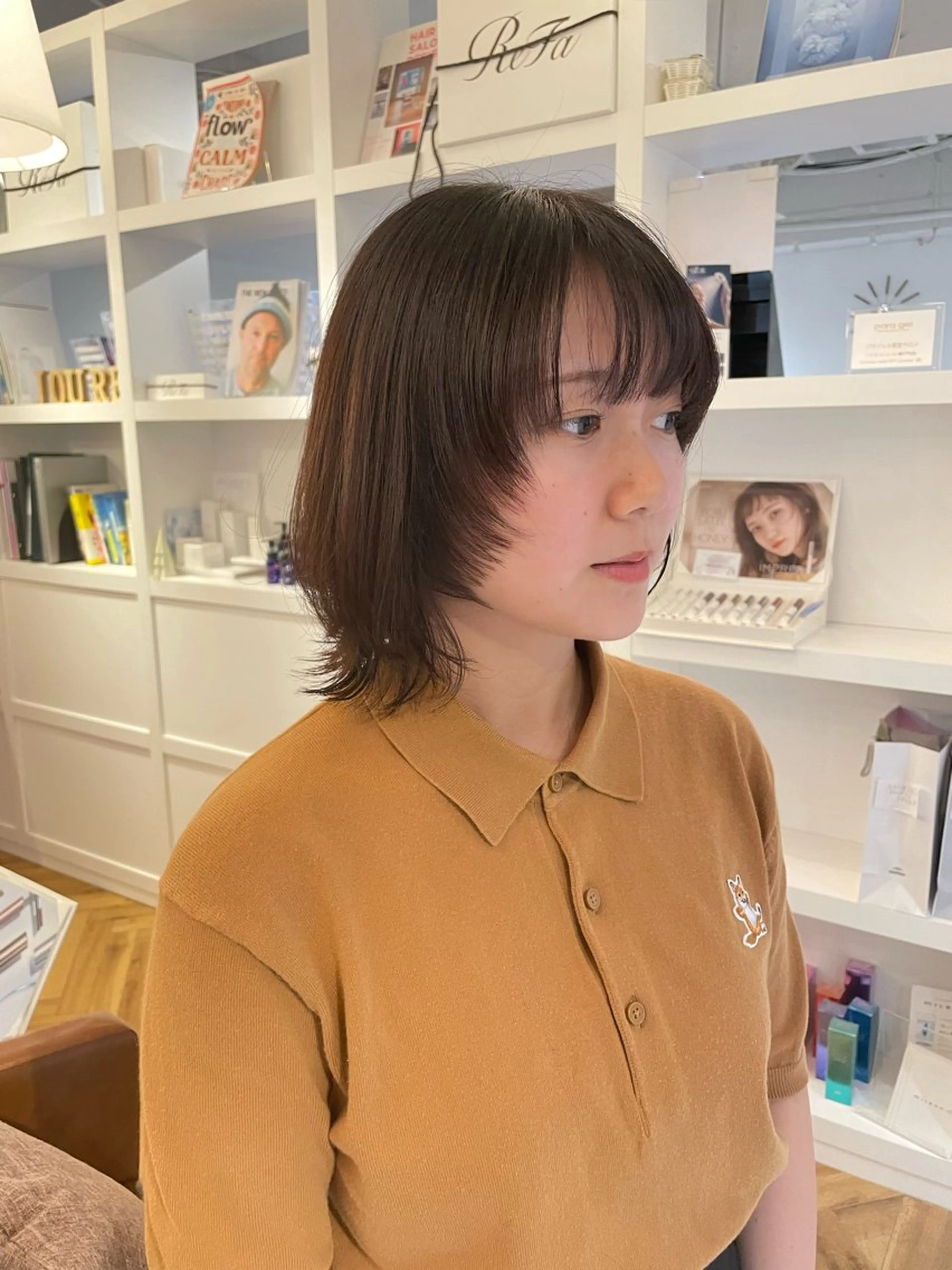 ミディアム カラー Ogata Marinaのヘアスタイル