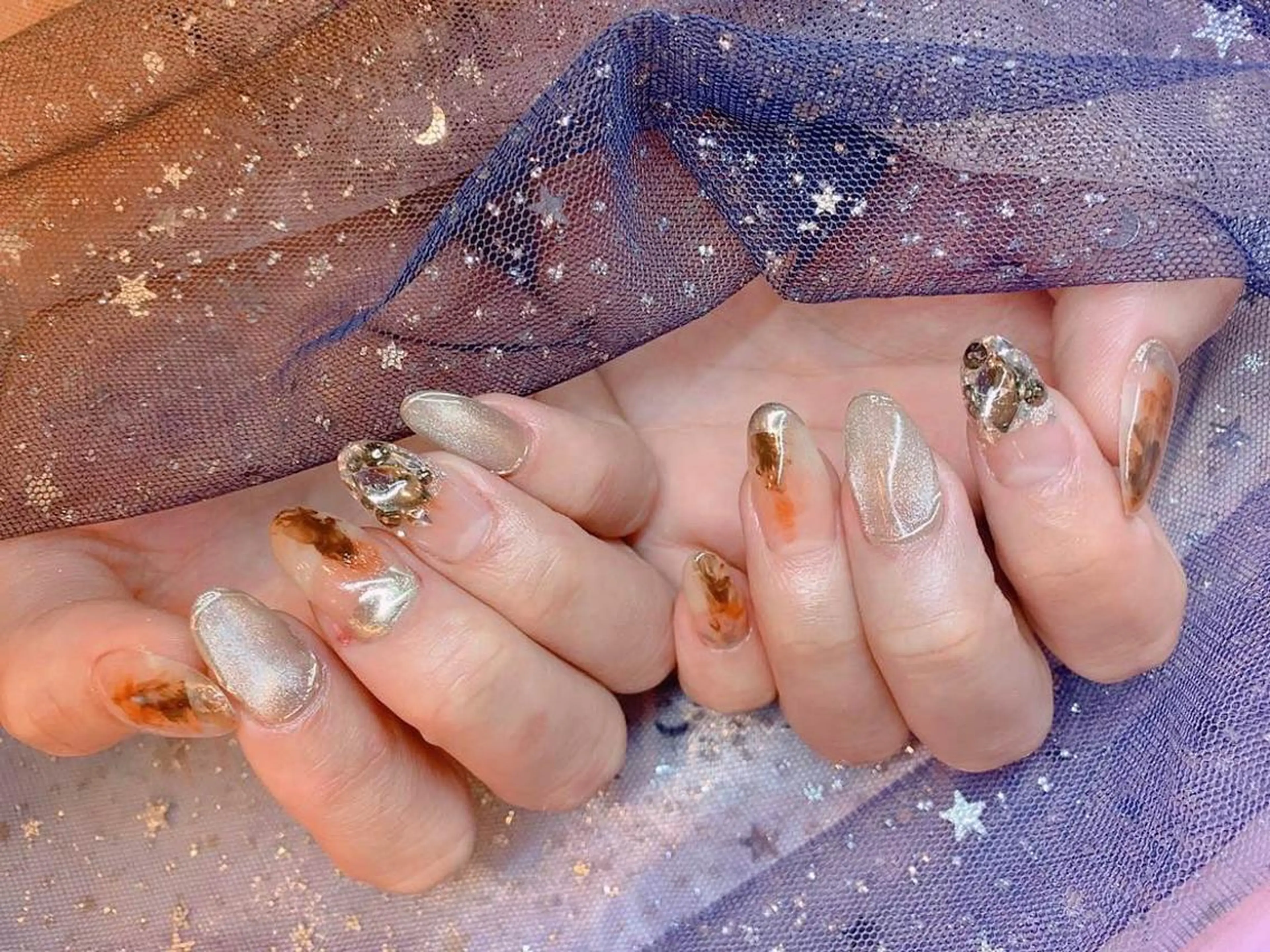 ネイル 長さだし専門店 M2　rikaのネイルデザイン