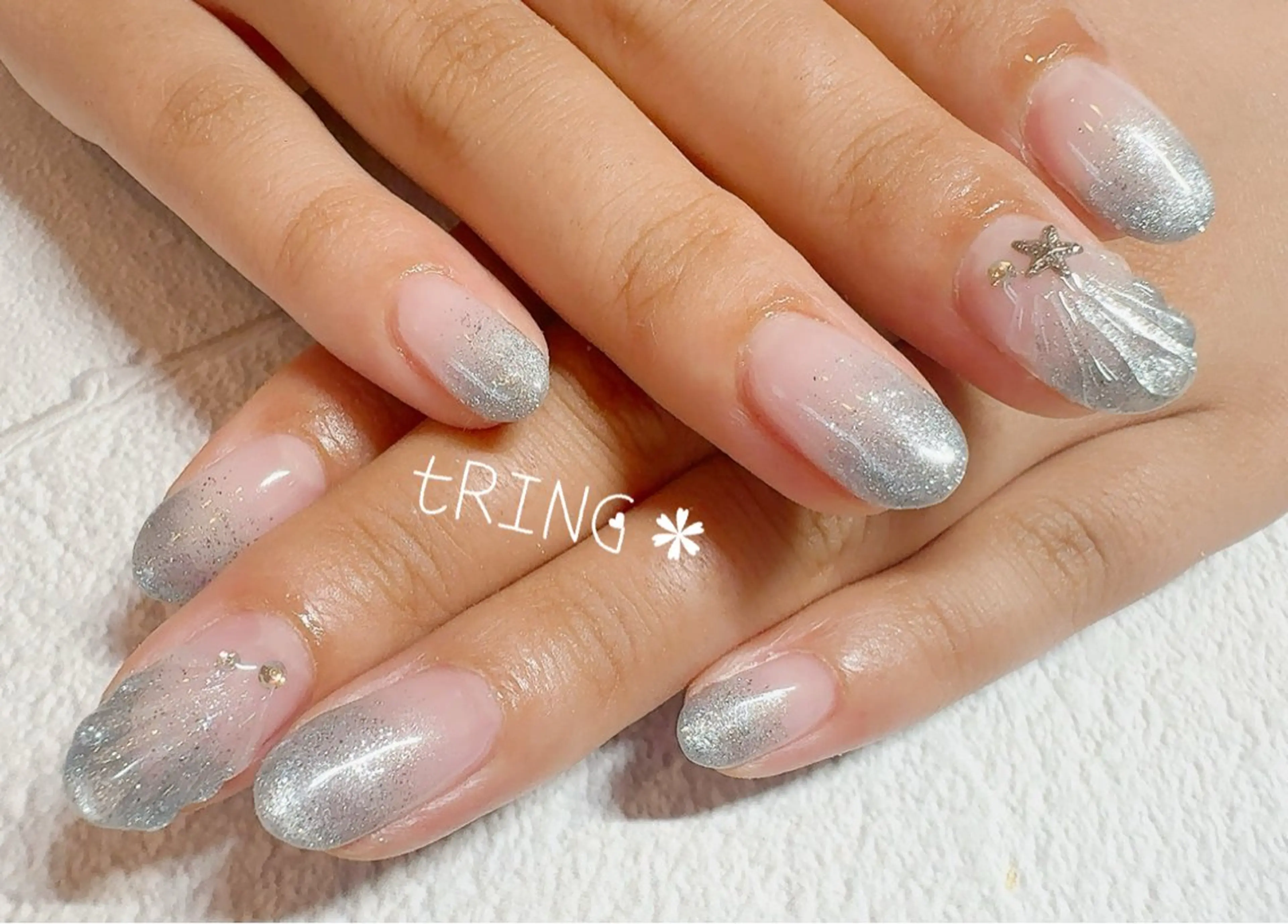 ネイル ハンドネイル tRING＊ しいの木台のネイルデザイン