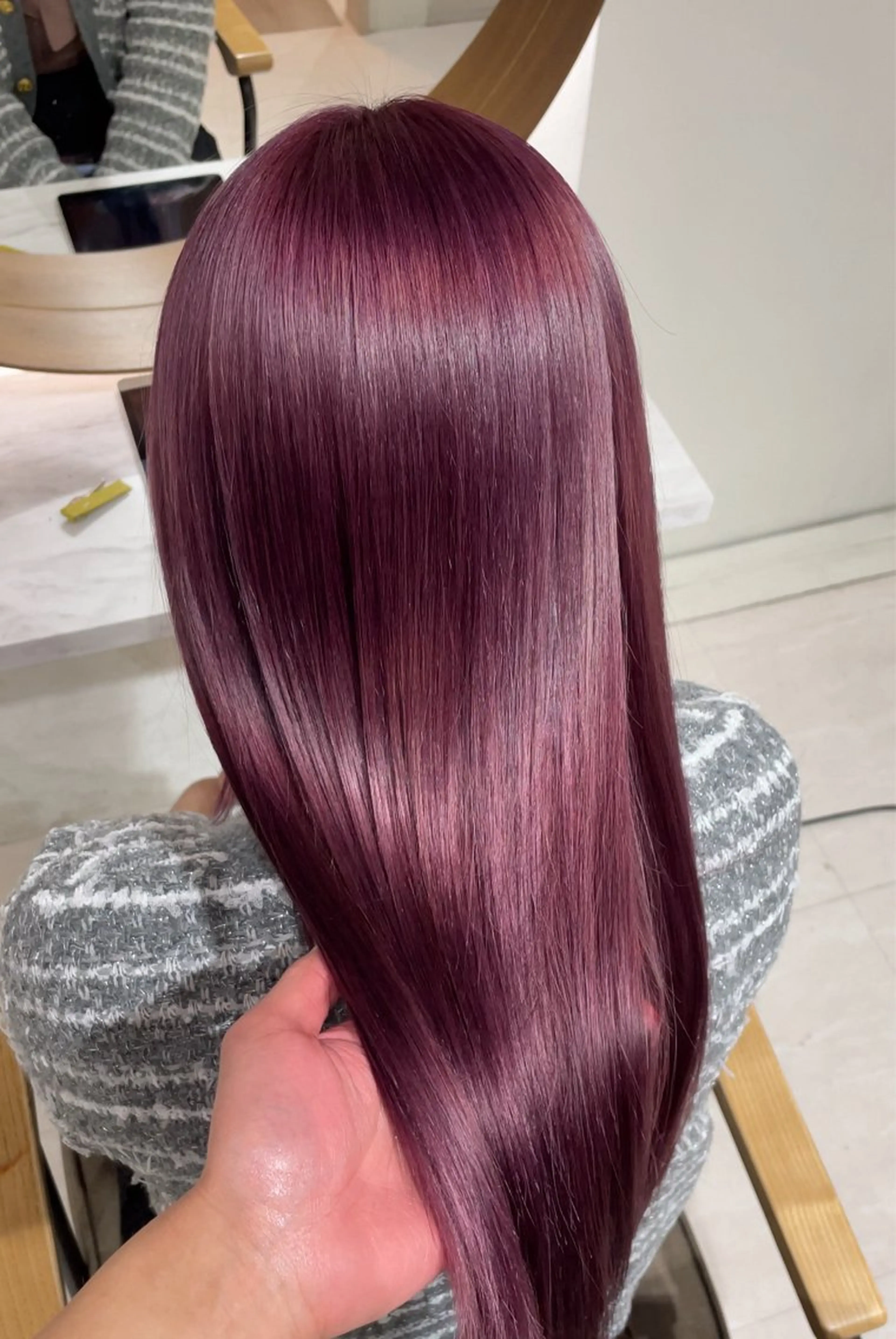 ロング 光岡 玲遠のヘアスタイル