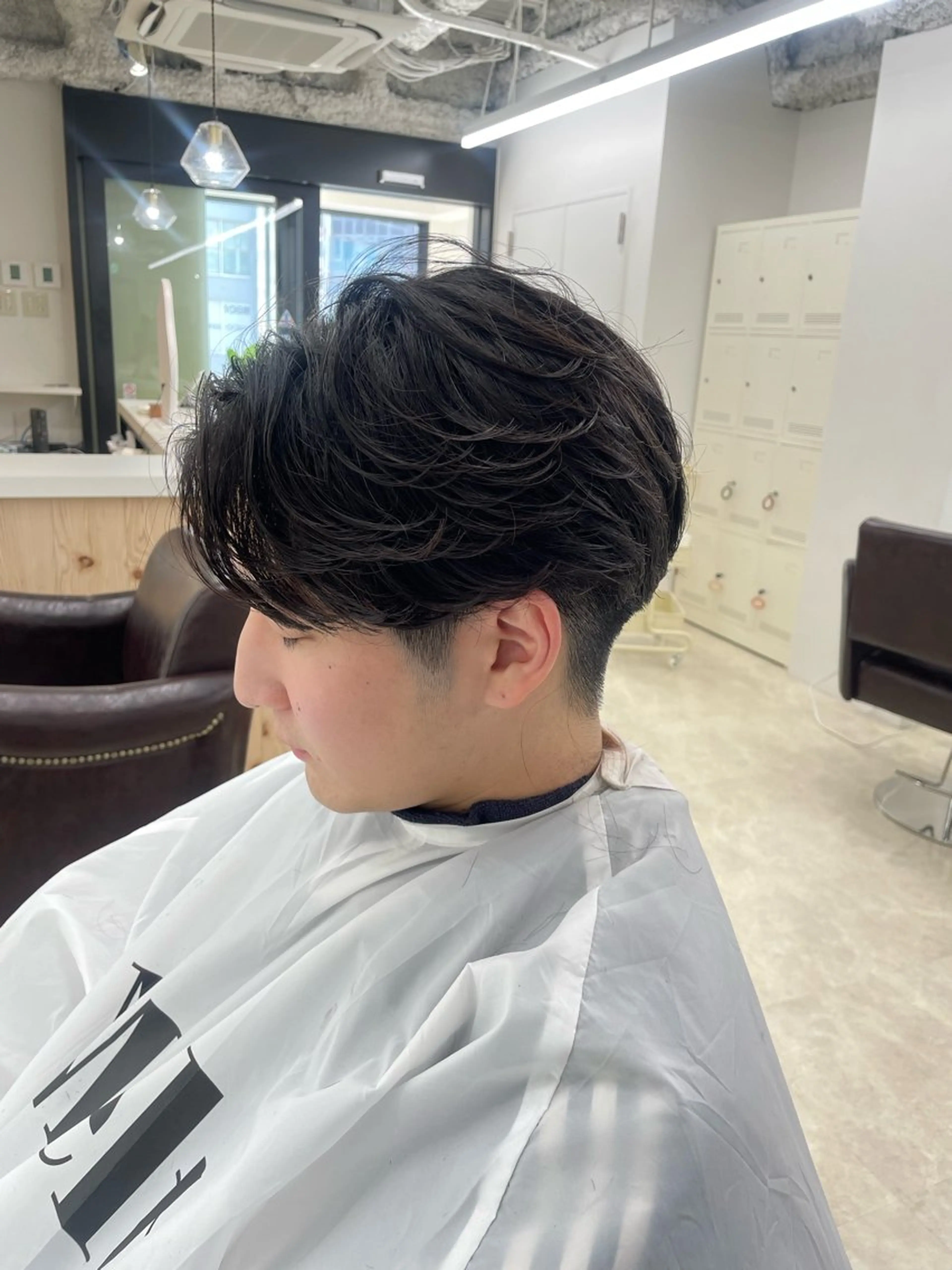 カラー パーマ メンズ カット ヘアカラー パーマ トリートメント ヘアセット 新宿/韓国ヘア/ 髪質改善ストレートのヘアスタイル