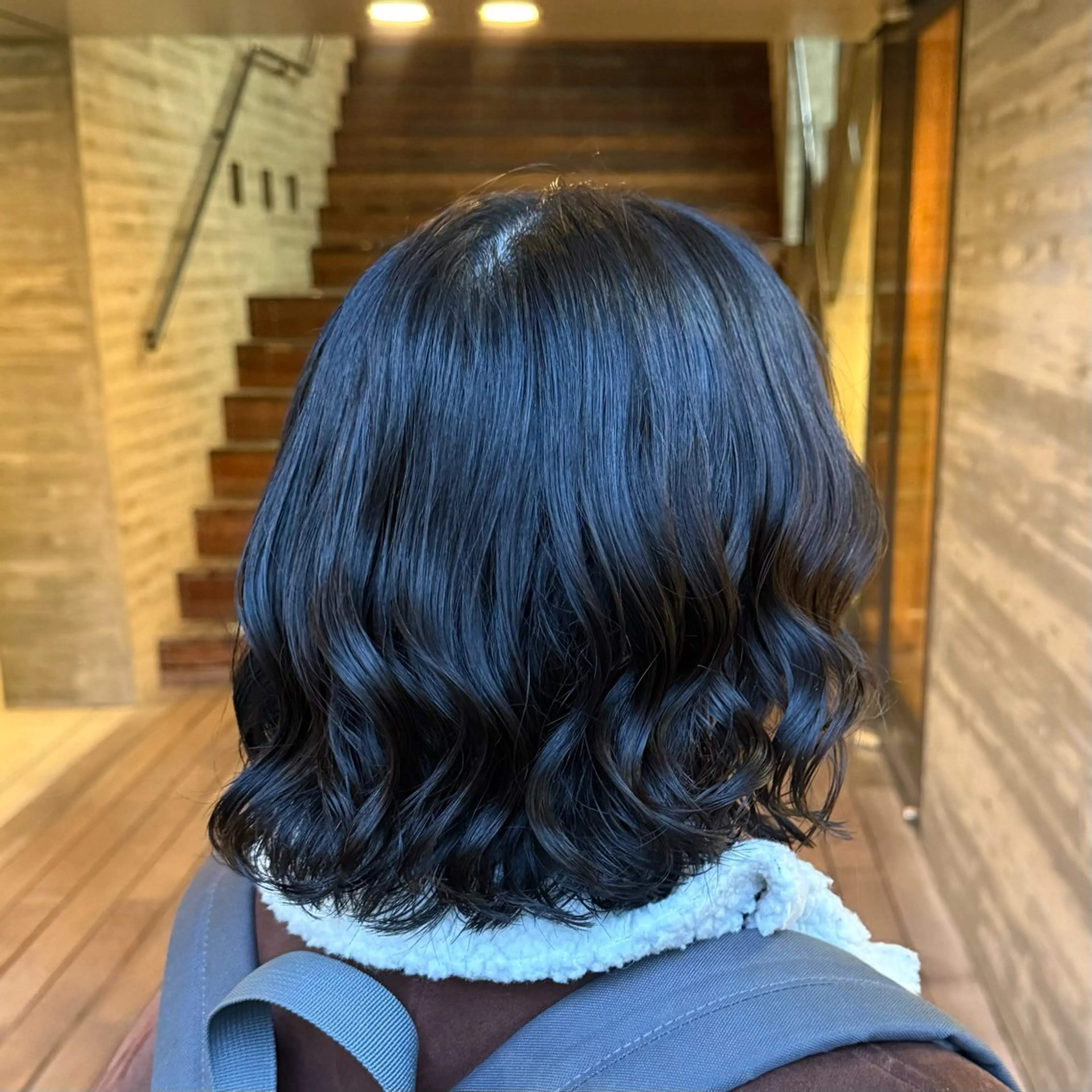 ショート パーマ パーマ 韓国風パーマ🌿コテ 巻き風パーマ/るいのヘアスタイル