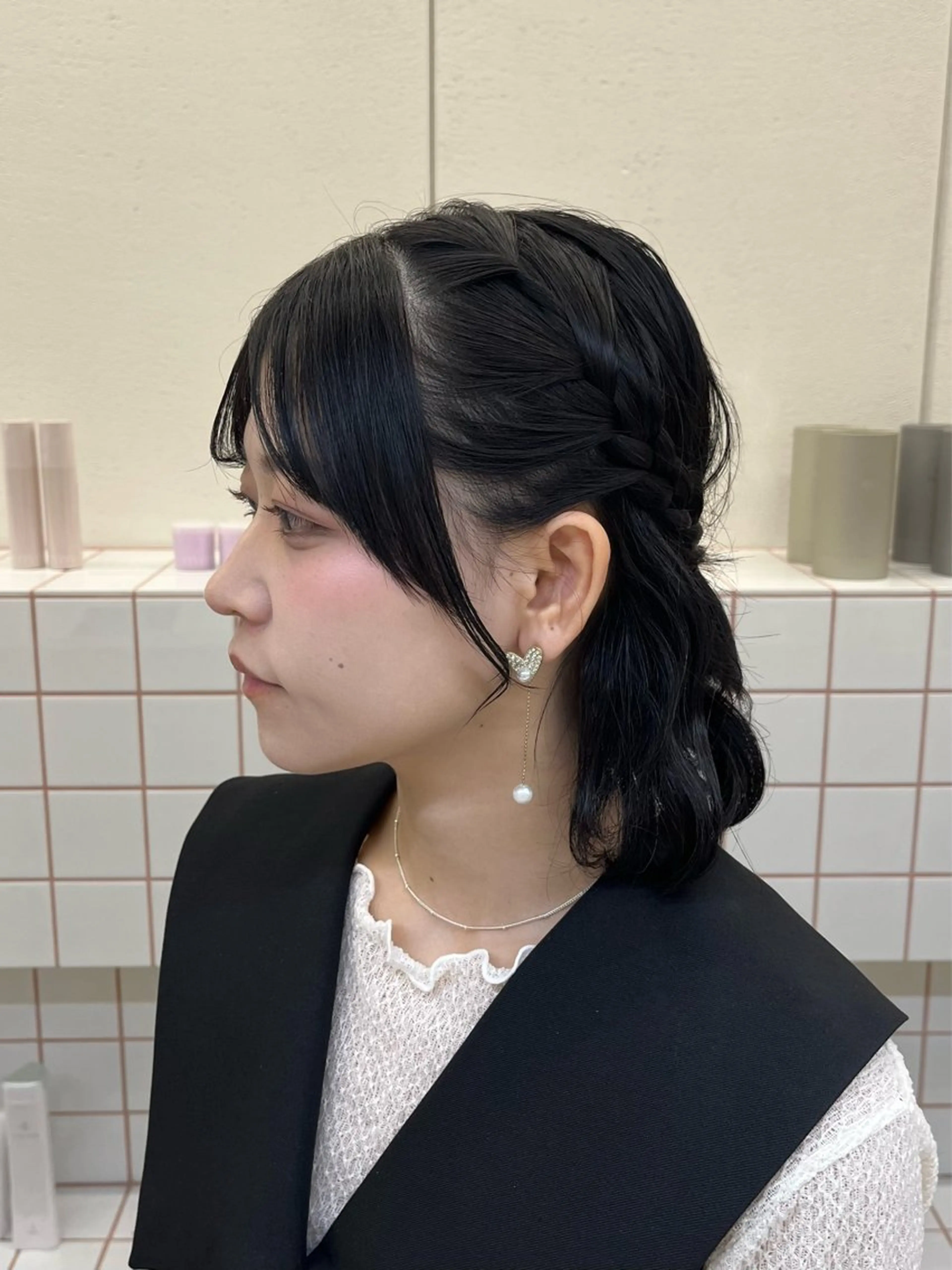 ヘアアレンジ ヘアセット 🌼花屋併設🌼 木下奈々望のヘアスタイル