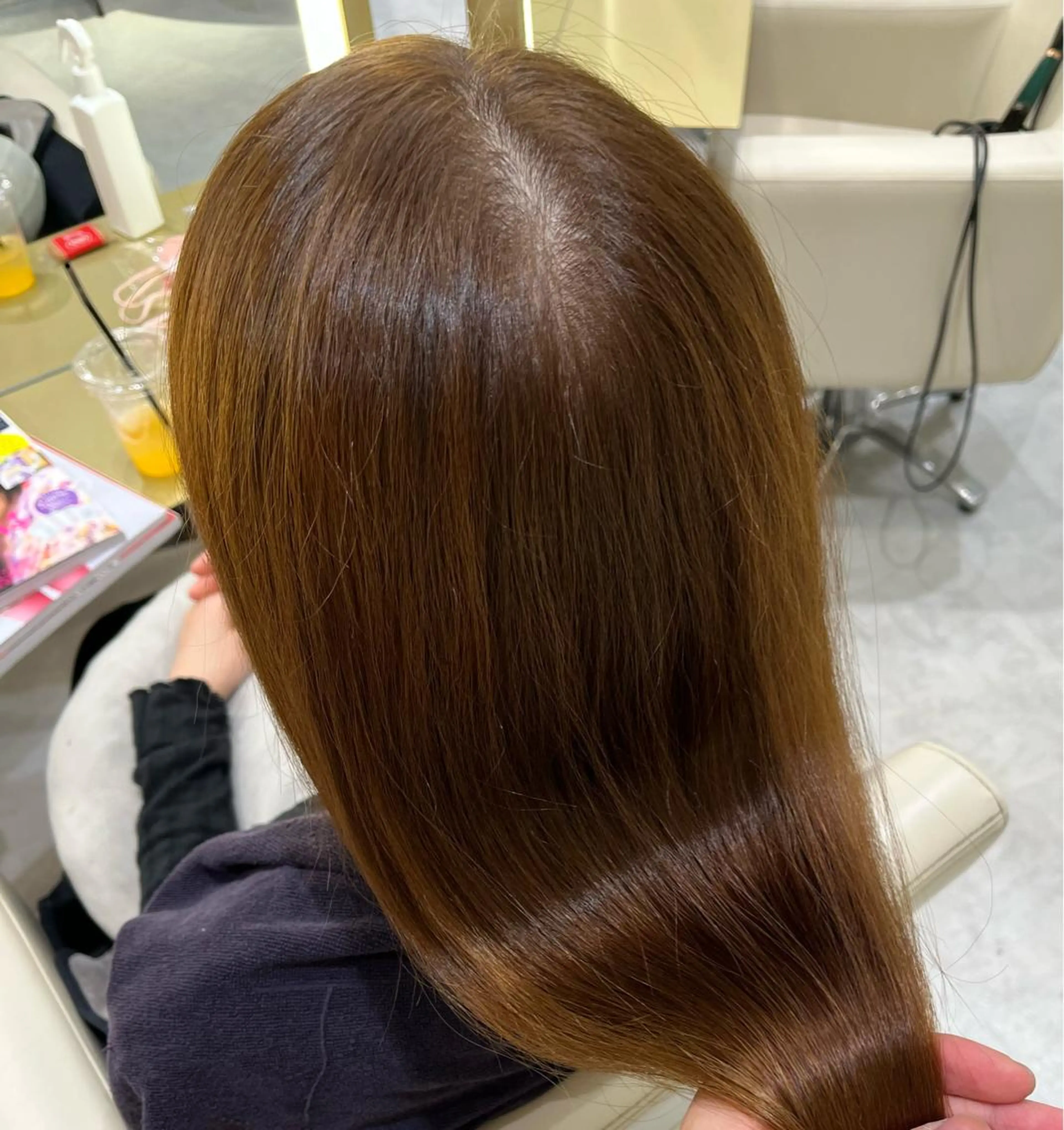 ロング カラー パーマモデル募集 /梅田/宿谷真那斗のヘアスタイル