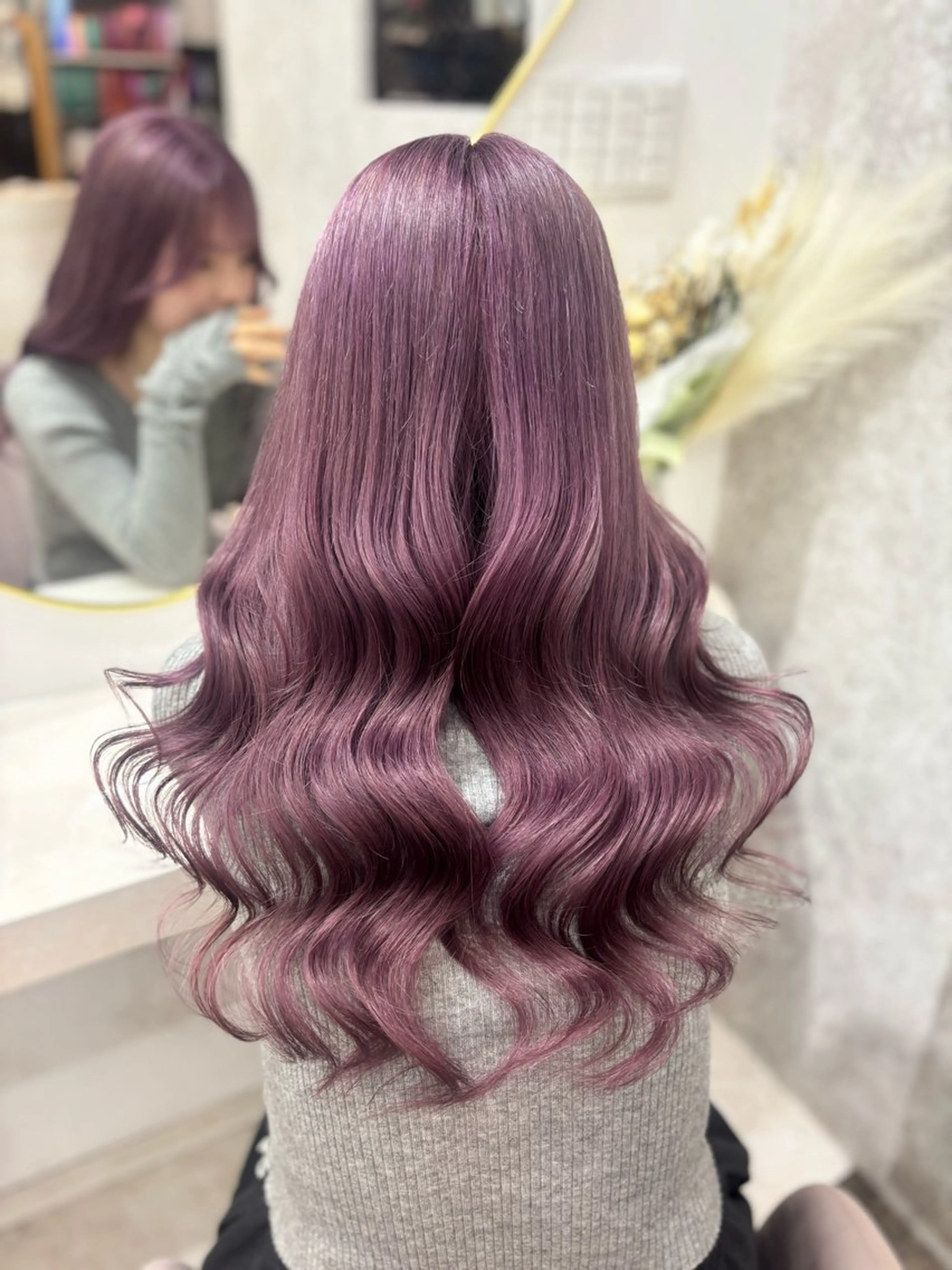 ロング 💘Kurea💘 艶髪/韓国/暗髪のヘアスタイル