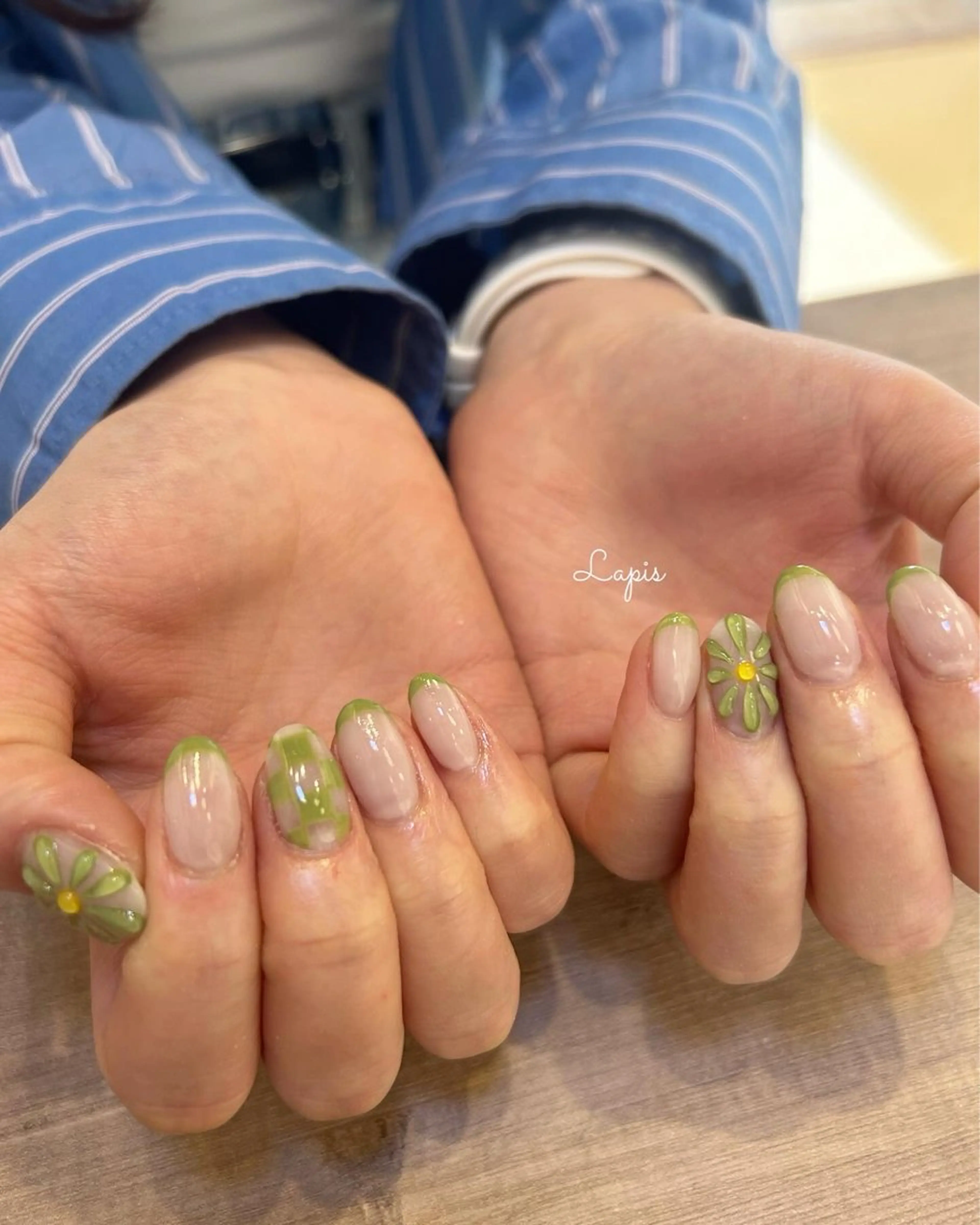 ネイル ハンドネイル Lapis *のネイルデザイン