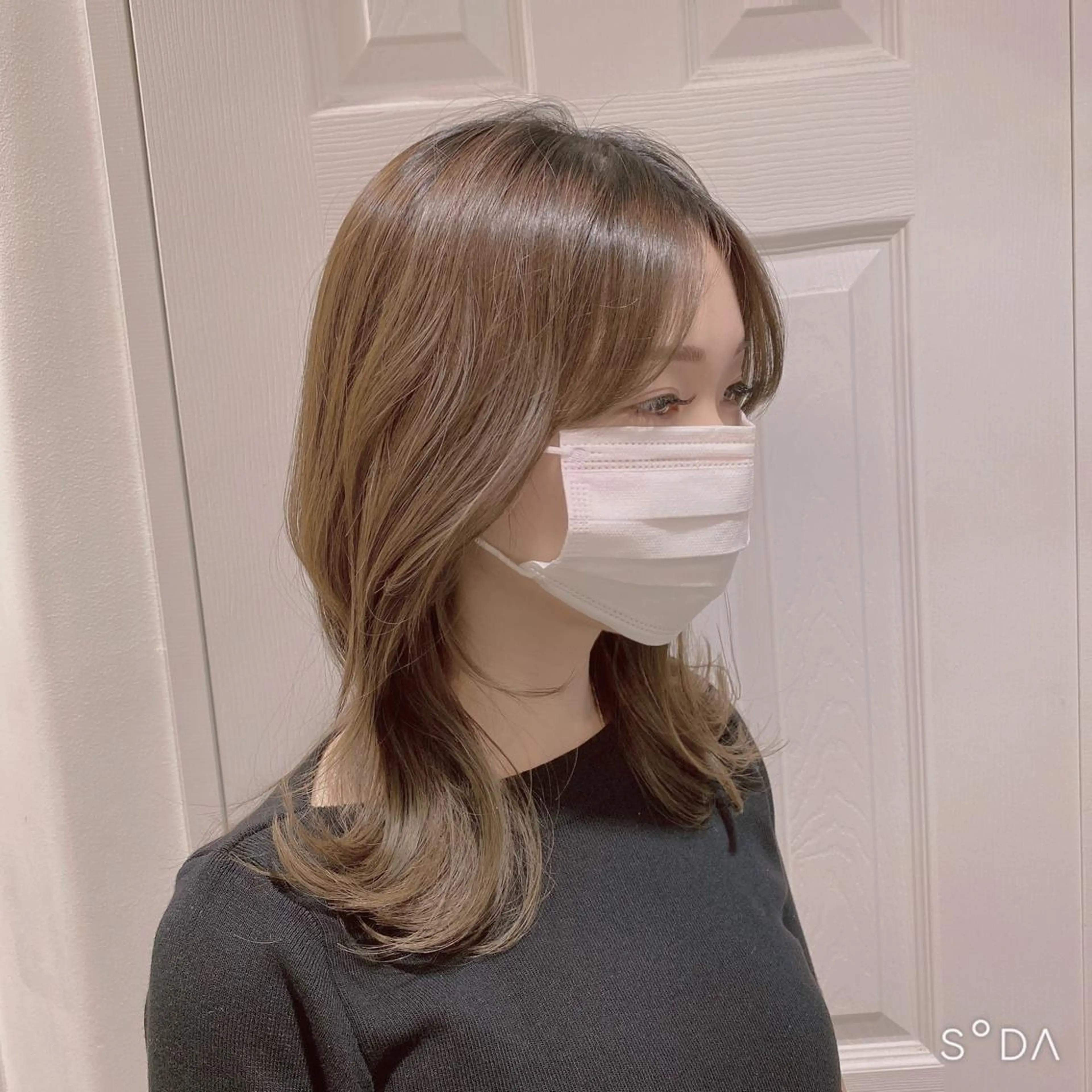 セミロング カット La paix所属・パーソナルカラー lapiax阿部のヘアスタイル