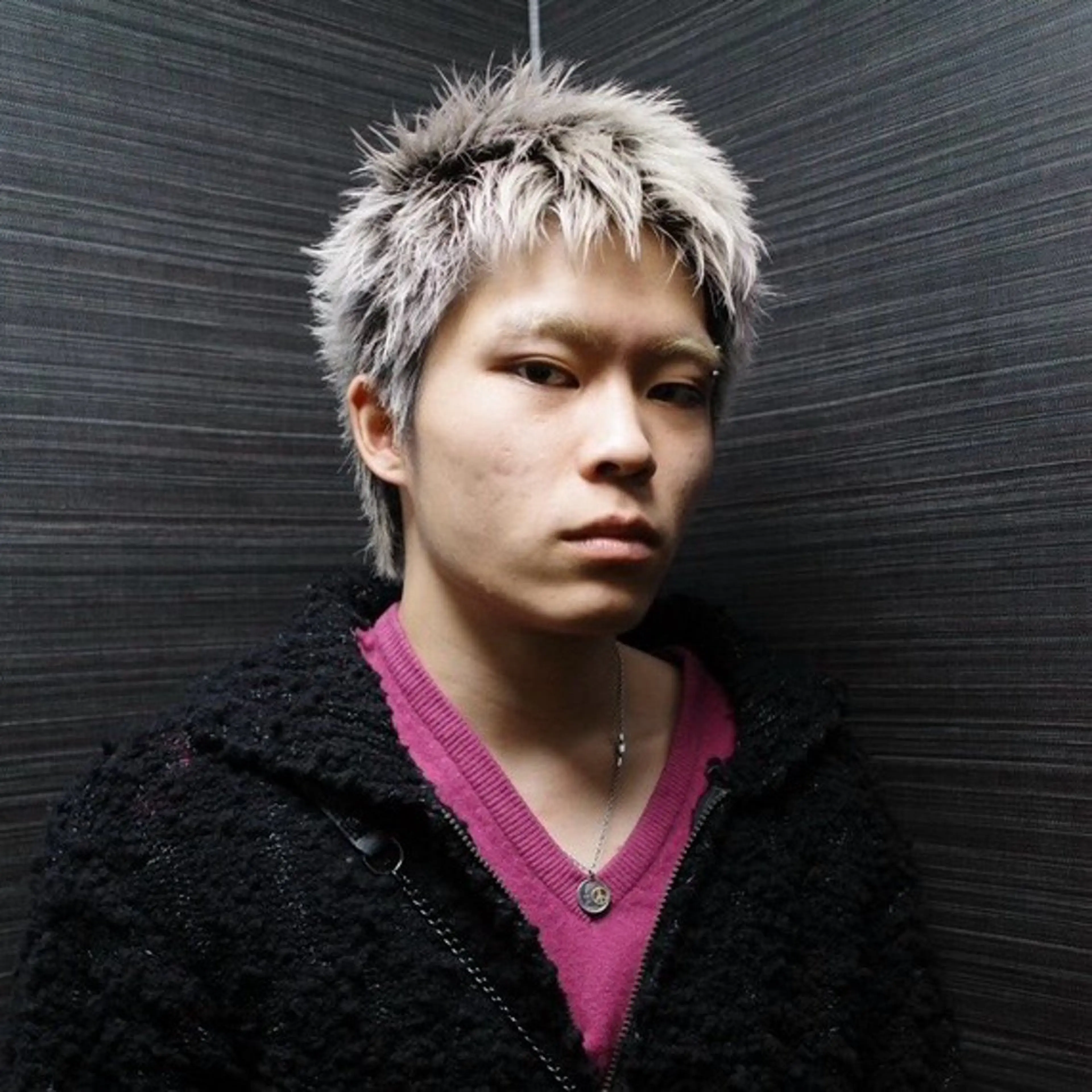 ショート カラー メンズ カット ハイトーン/パーマ/ メンズ / 櫻本🌐のヘアスタイル