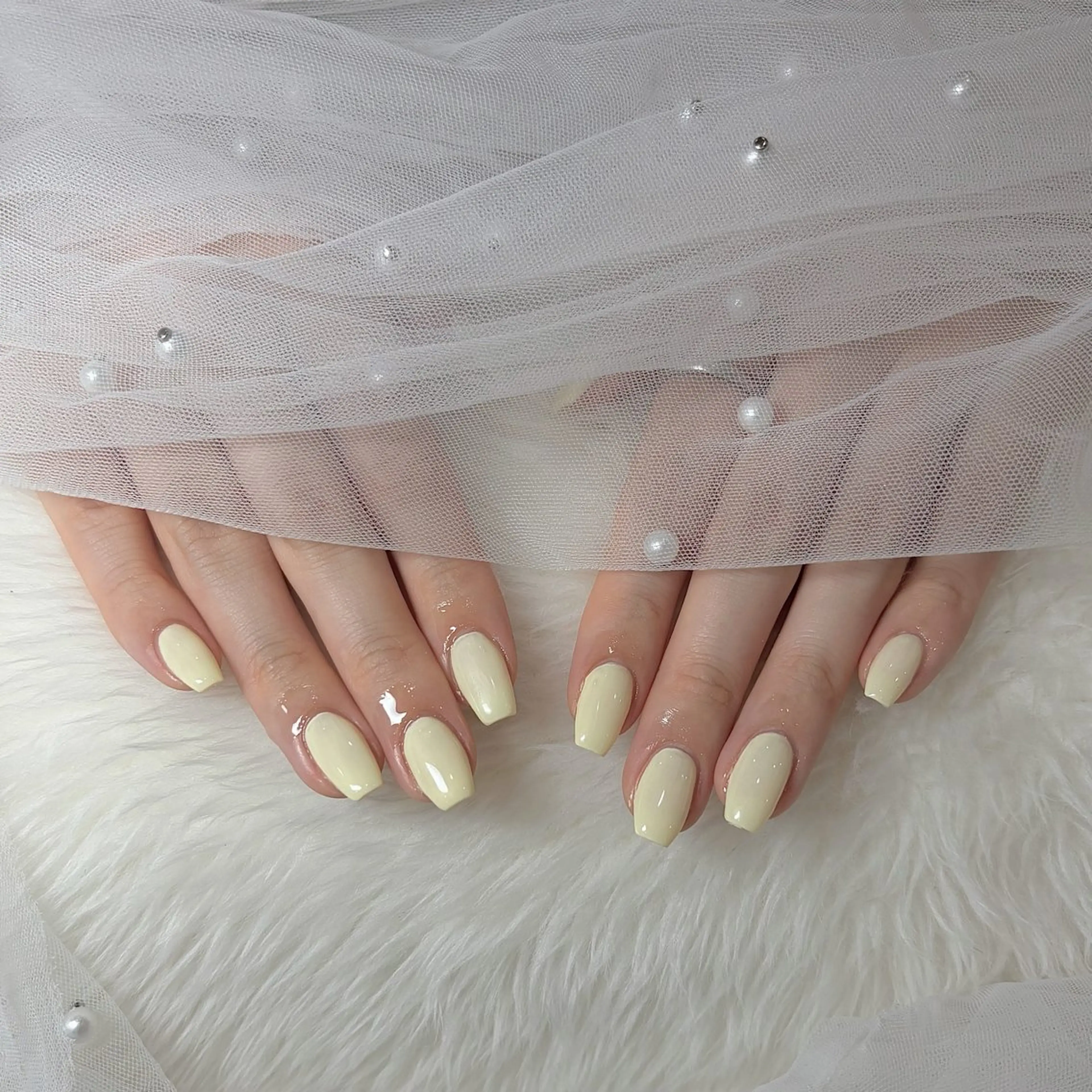 オフなし🌟ワンカラーorラメグラデーション(クリアベース)の写真