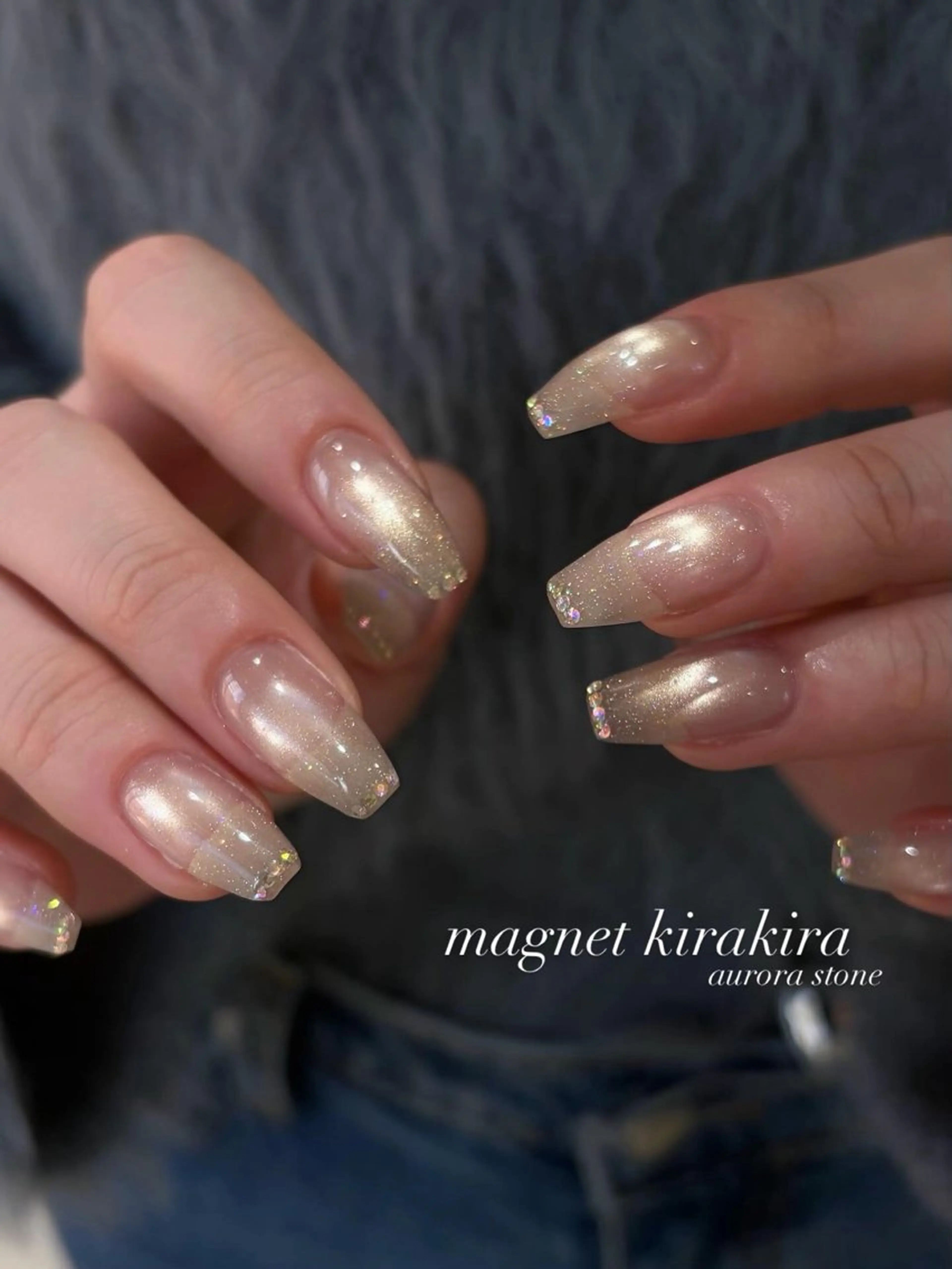 ネイル マグネットネイル ハンドネイル Chipieee manamiのネイルデザイン