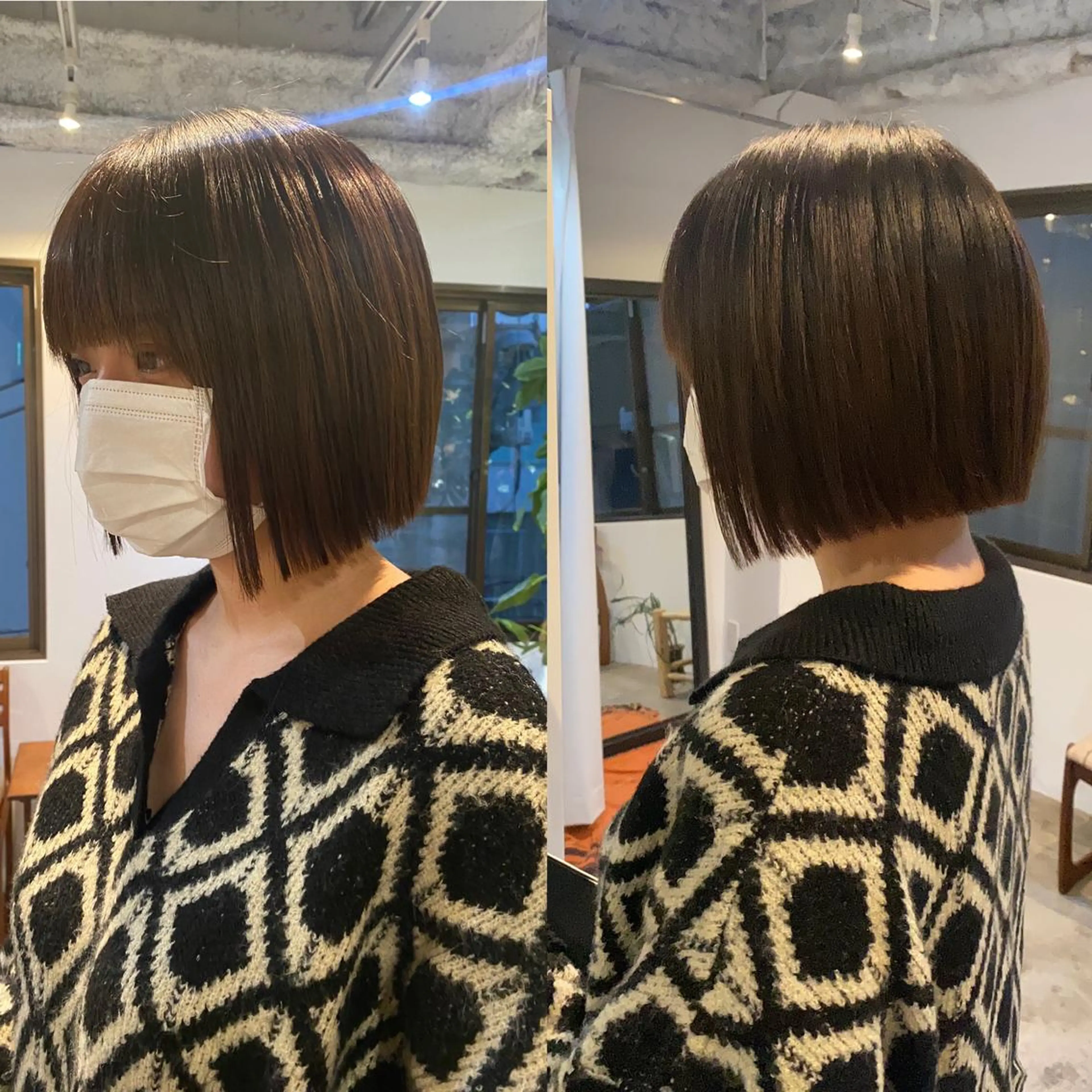 ショート カラー ボブ LATTE  渋谷所属・♡レイヤーカット れお♡のヘアスタイル