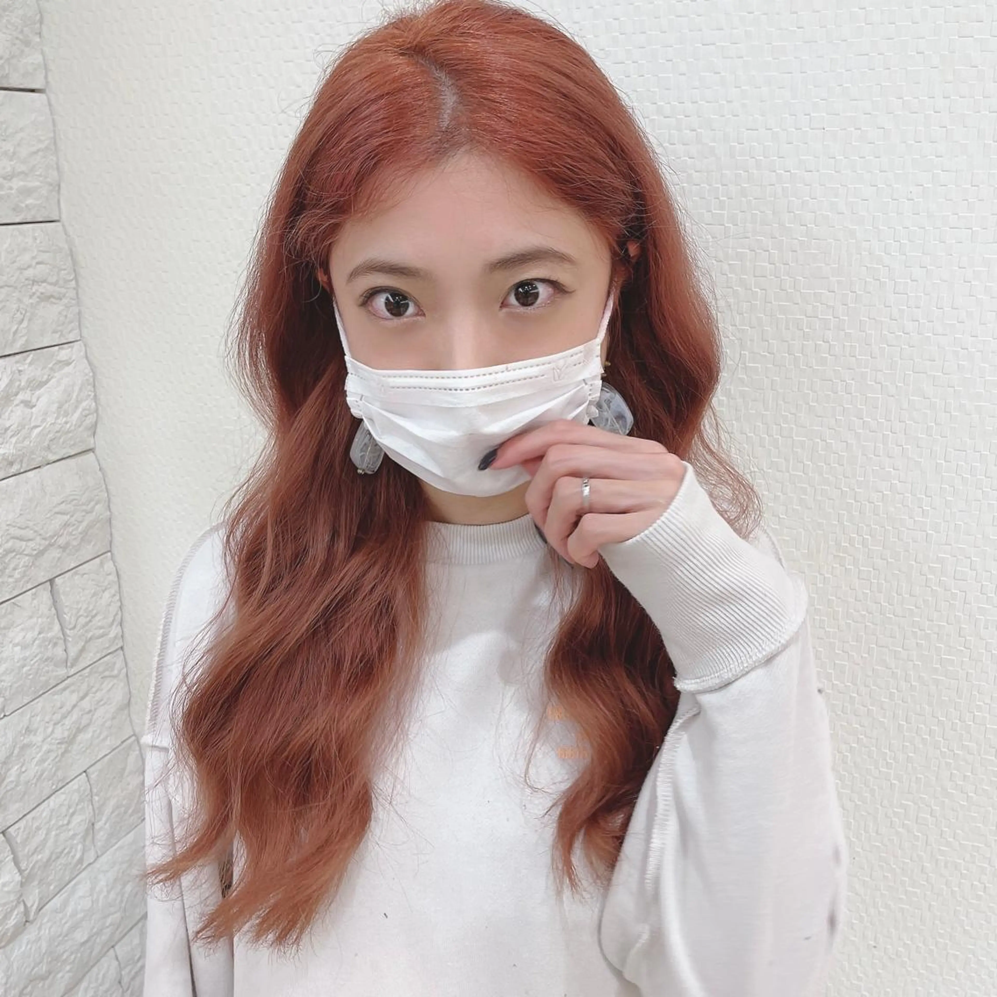 カラー オレンジ ピンクカラー カット ヘアカラー 名古屋のピンク好き かずくん🦩のヘアスタイル