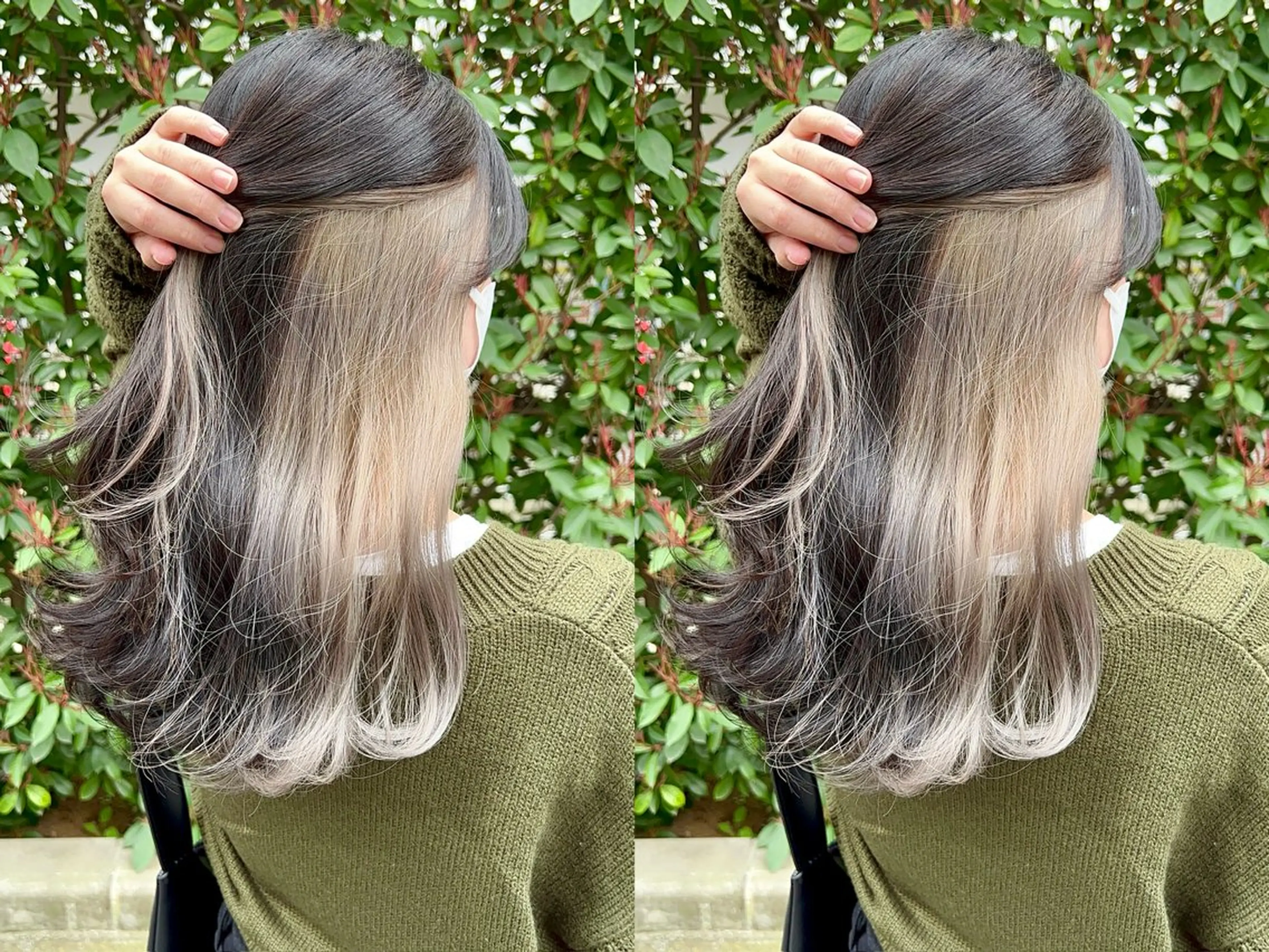 セミロング カラー ベージュカラー ホワイトベージュ ヘアカラー 髪質改善/縮毛矯正 レイヤー/松川匠のヘアスタイル