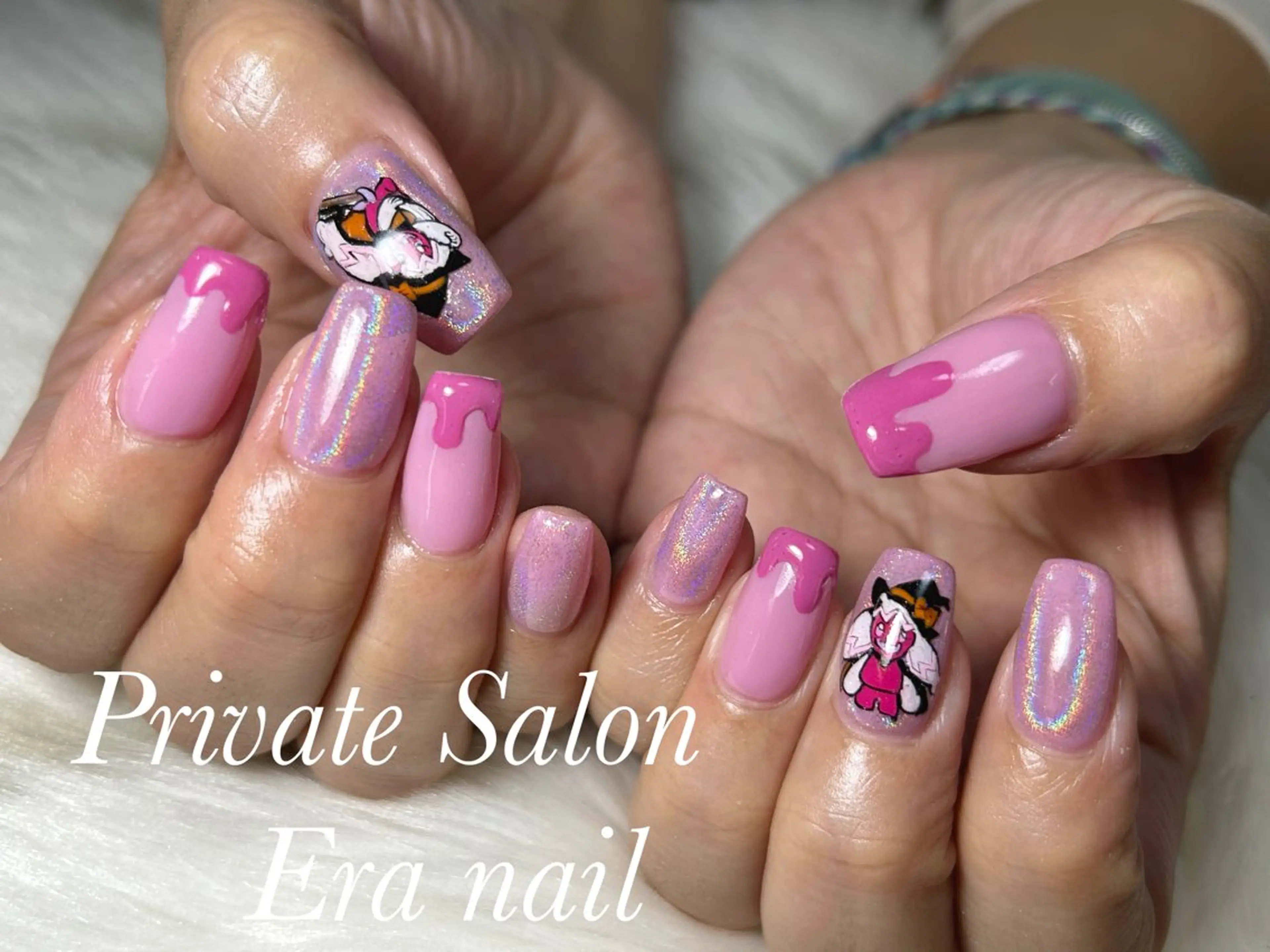 ネイル ピンク ハンドネイル Era nailのネイルデザイン