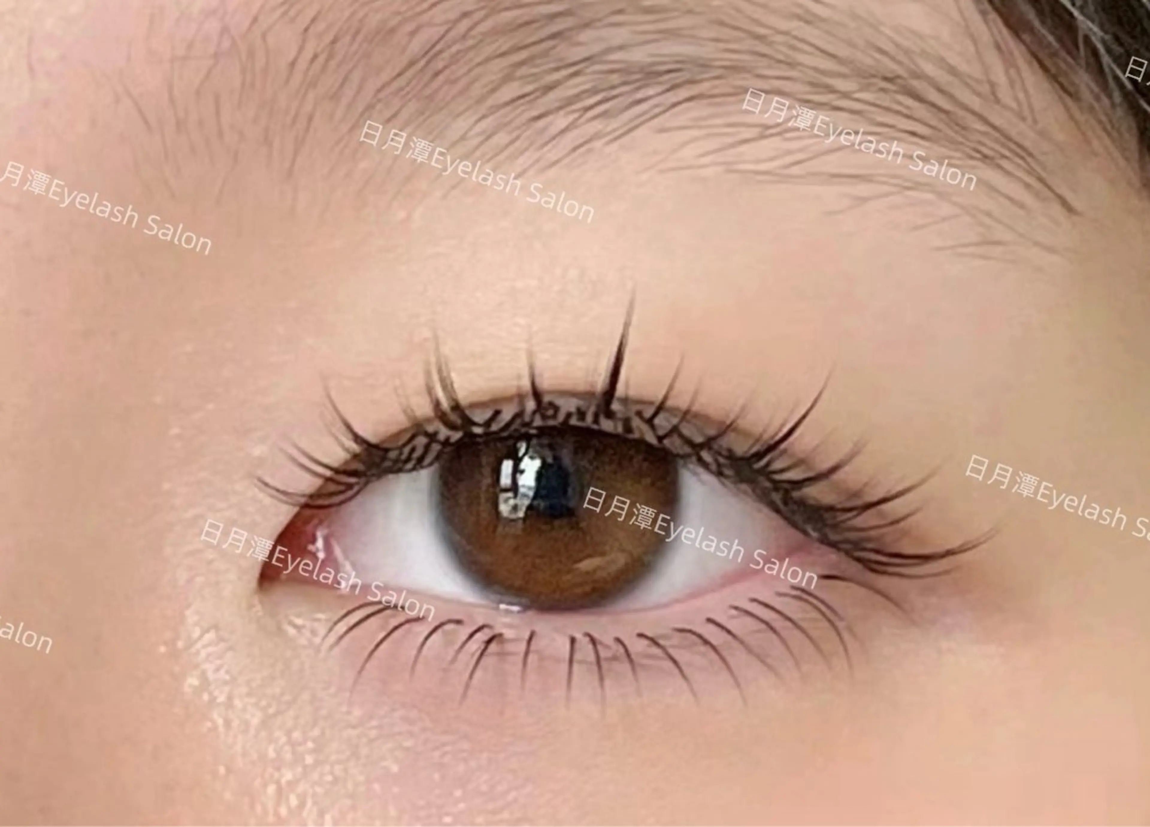 マツエク・マツパ Bカール 一重×まつ毛パーマ ワンホンマツエク 🔆日月潭🌙 銀座店のマツエク・マツパデザイン