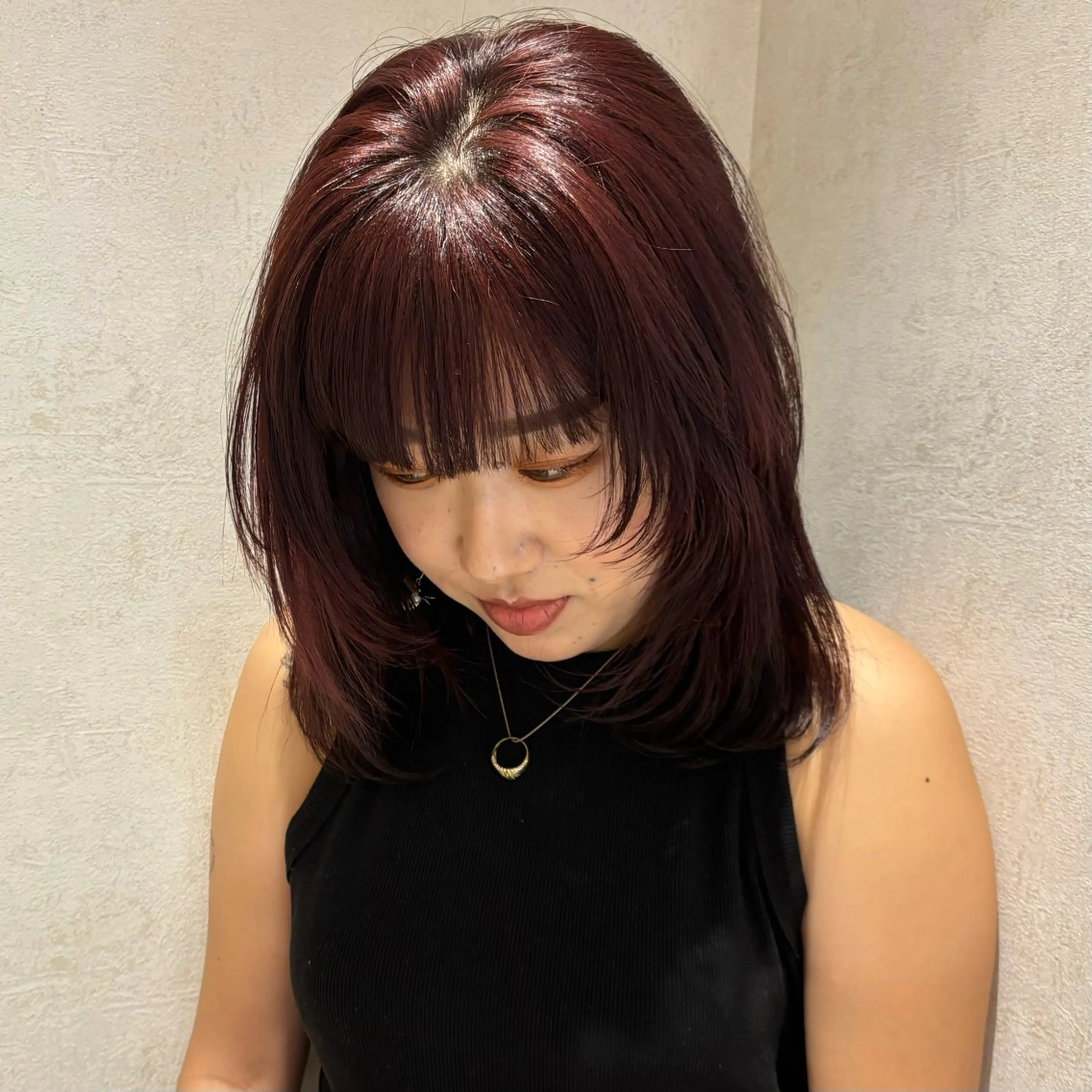 セミロング カラー ヘアカラー izumi/ ボブ/パーマのヘアスタイル