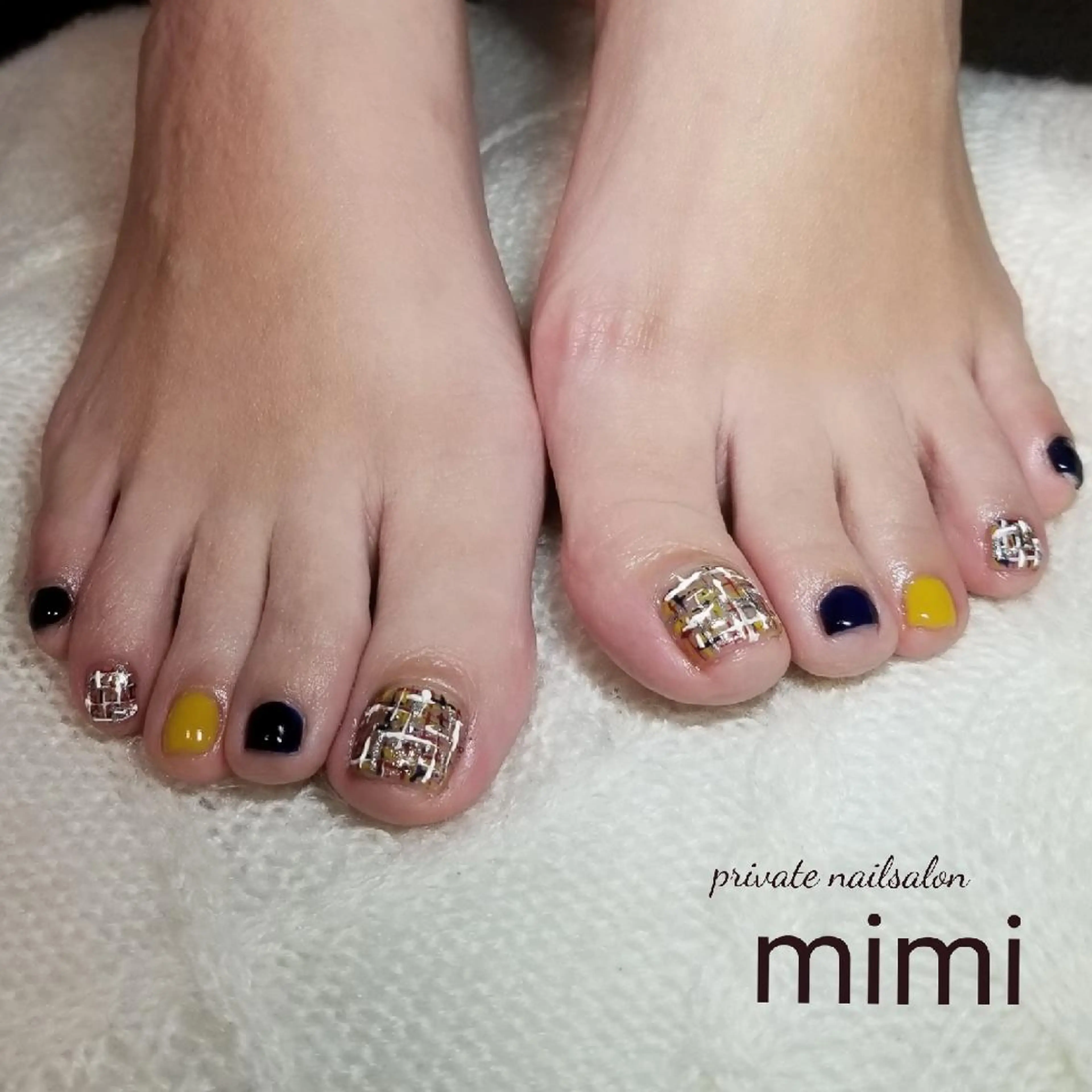 ネイル フットネイル フットネイル 博多ネイル ｍｉｍｉのネイルデザイン