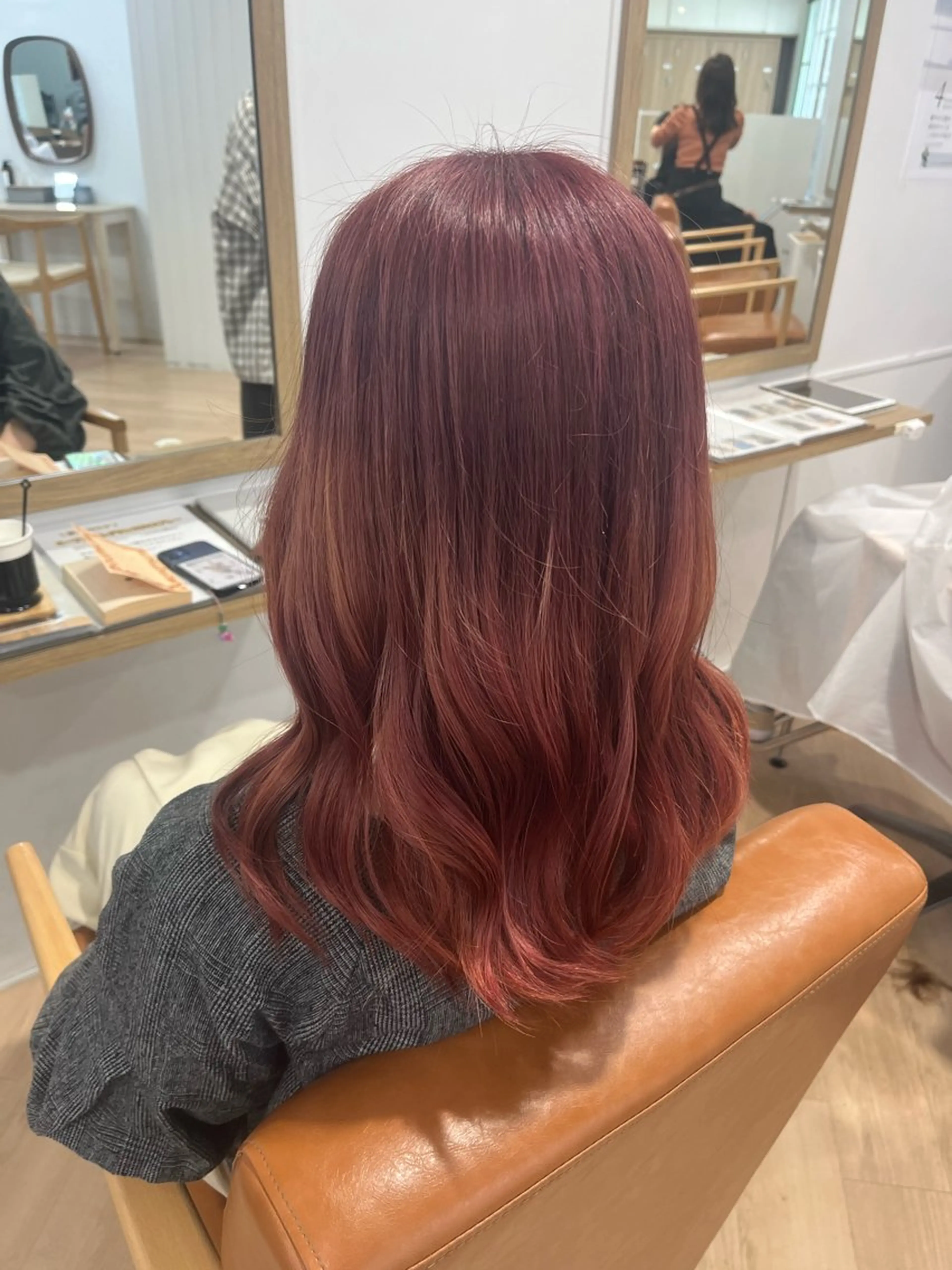 セミロング カラー ERII /伏見・栄 カットモデル募集中！のヘアスタイル