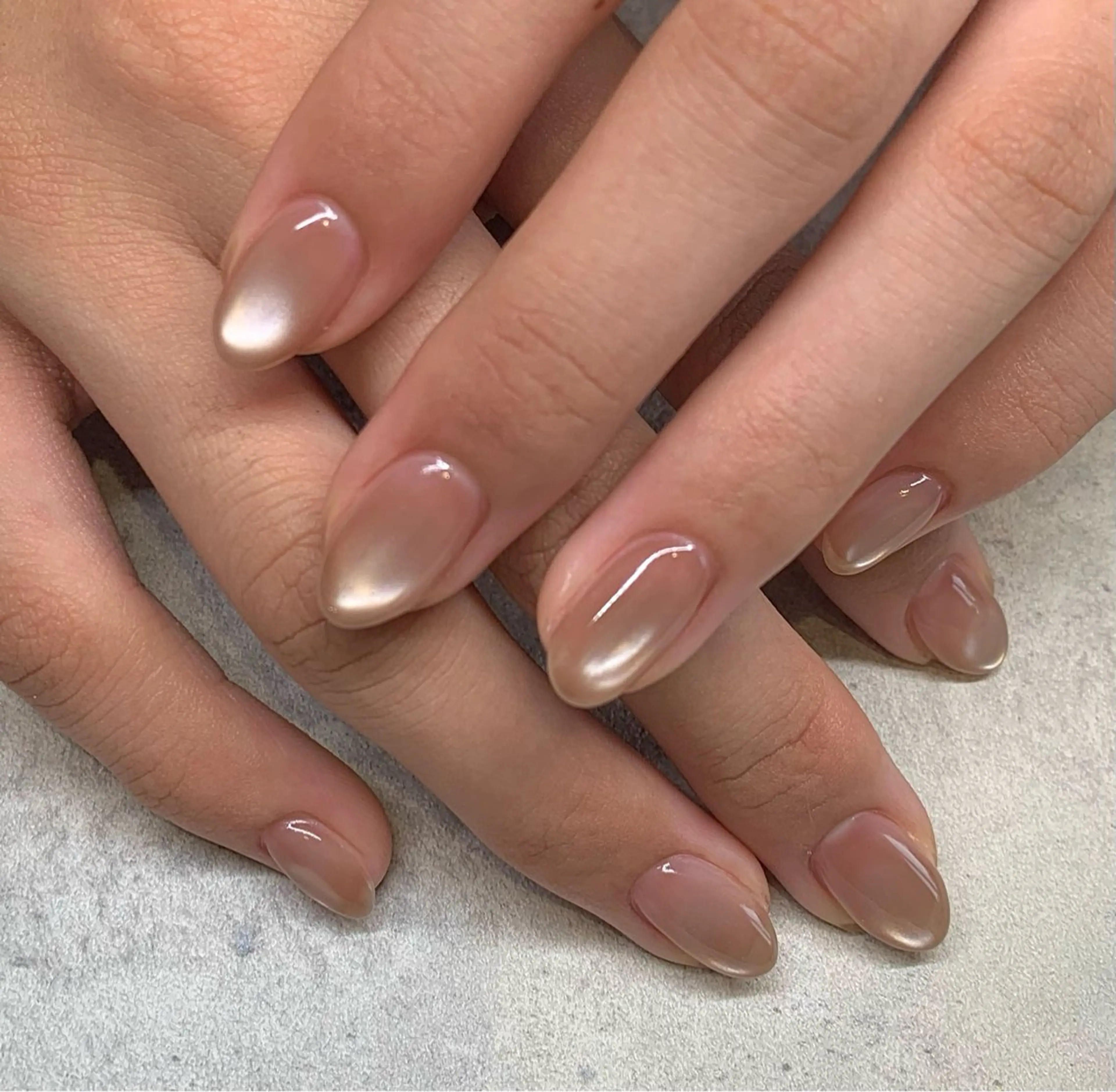 ネイル フラッシュネイル マグネットネイル ニュアンスネイル オフィスネイル シンプルネイル sufu. nail YUKIのネイルデザイン