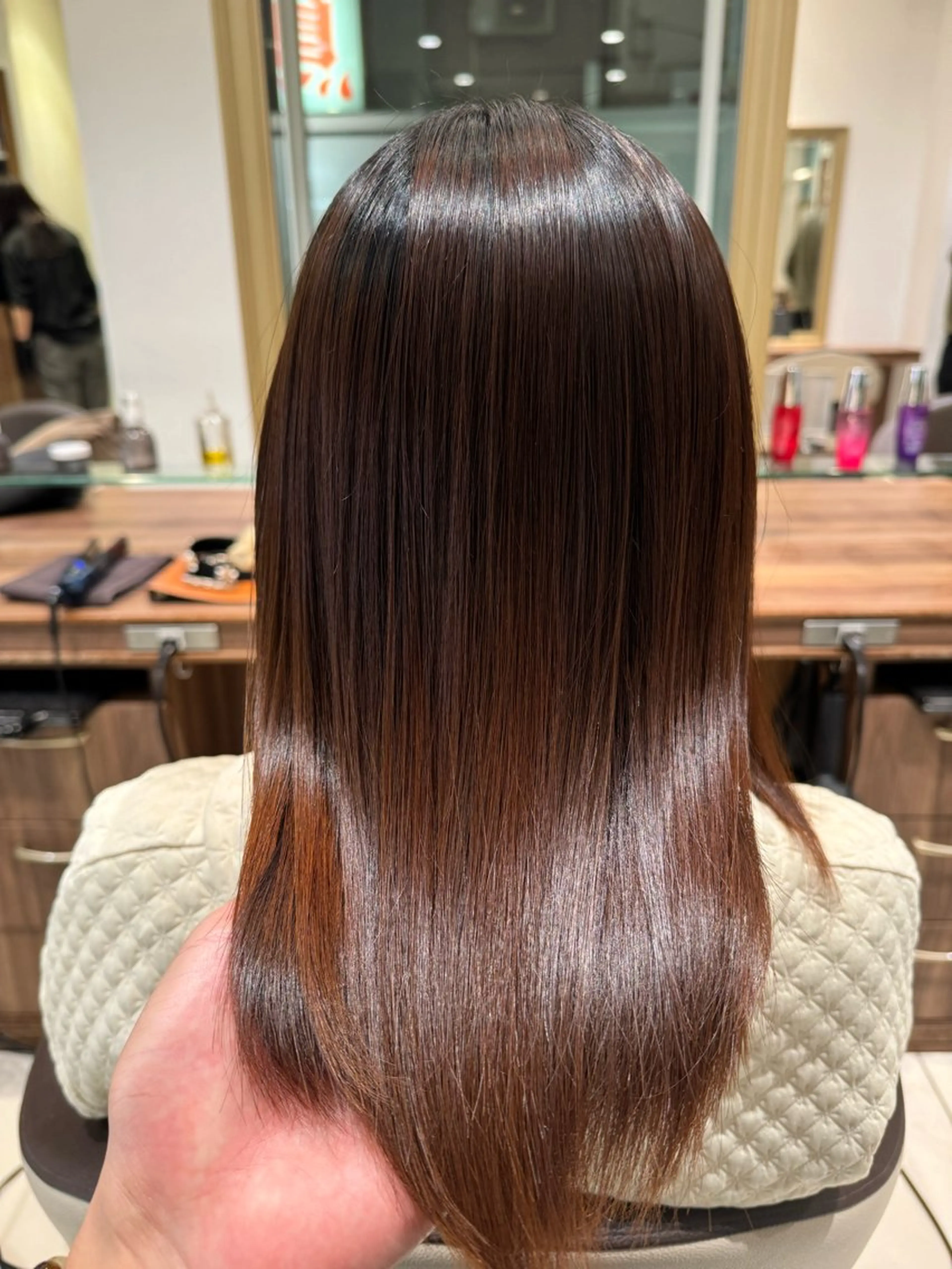 ✨ツヤツヤ縮毛矯正✨全体でも根本でもOK🙆‍♂️の写真