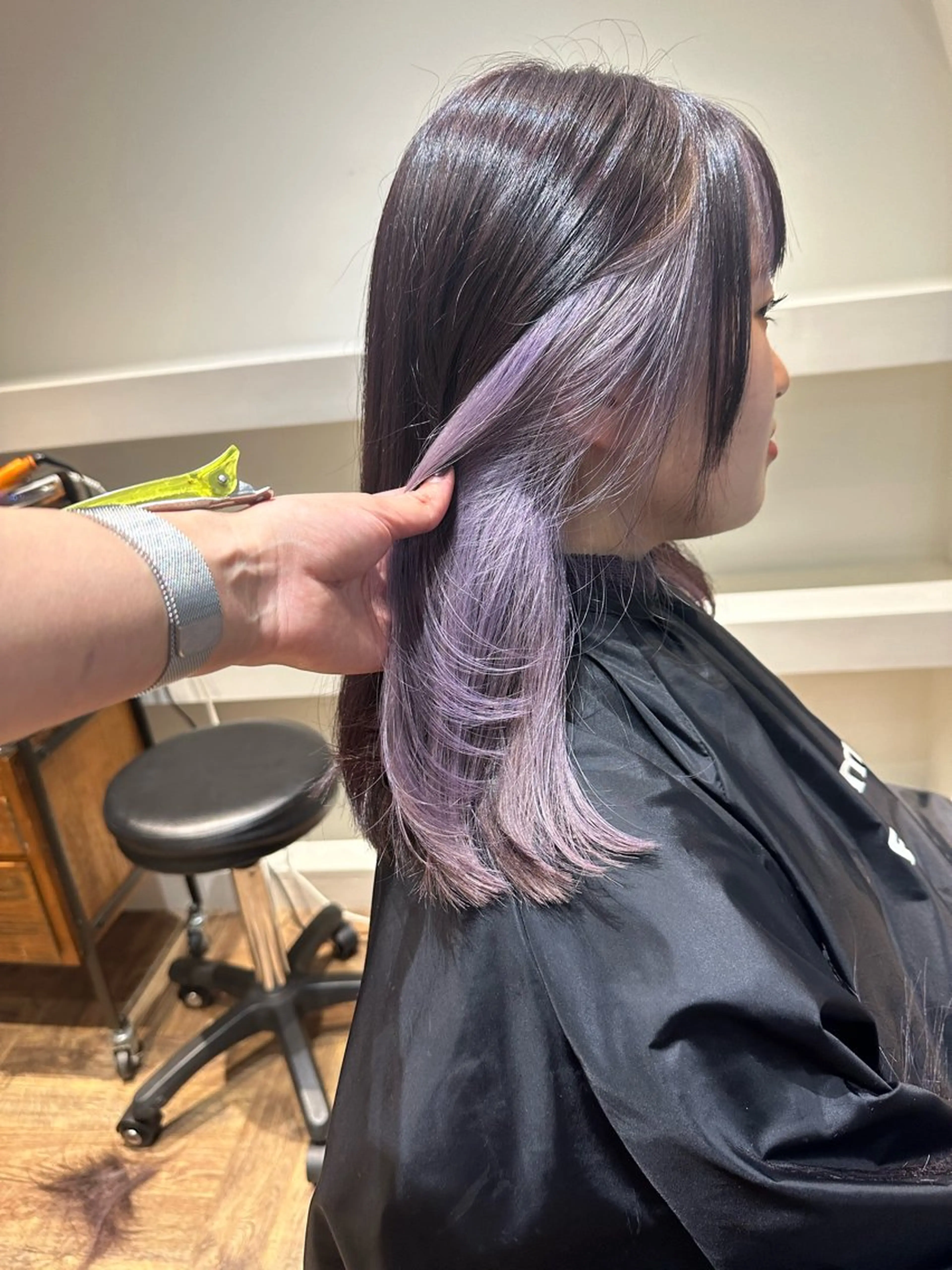 セミロング カラー カット 縮毛矯正/カラー ✨️Mariamuのヘアスタイル