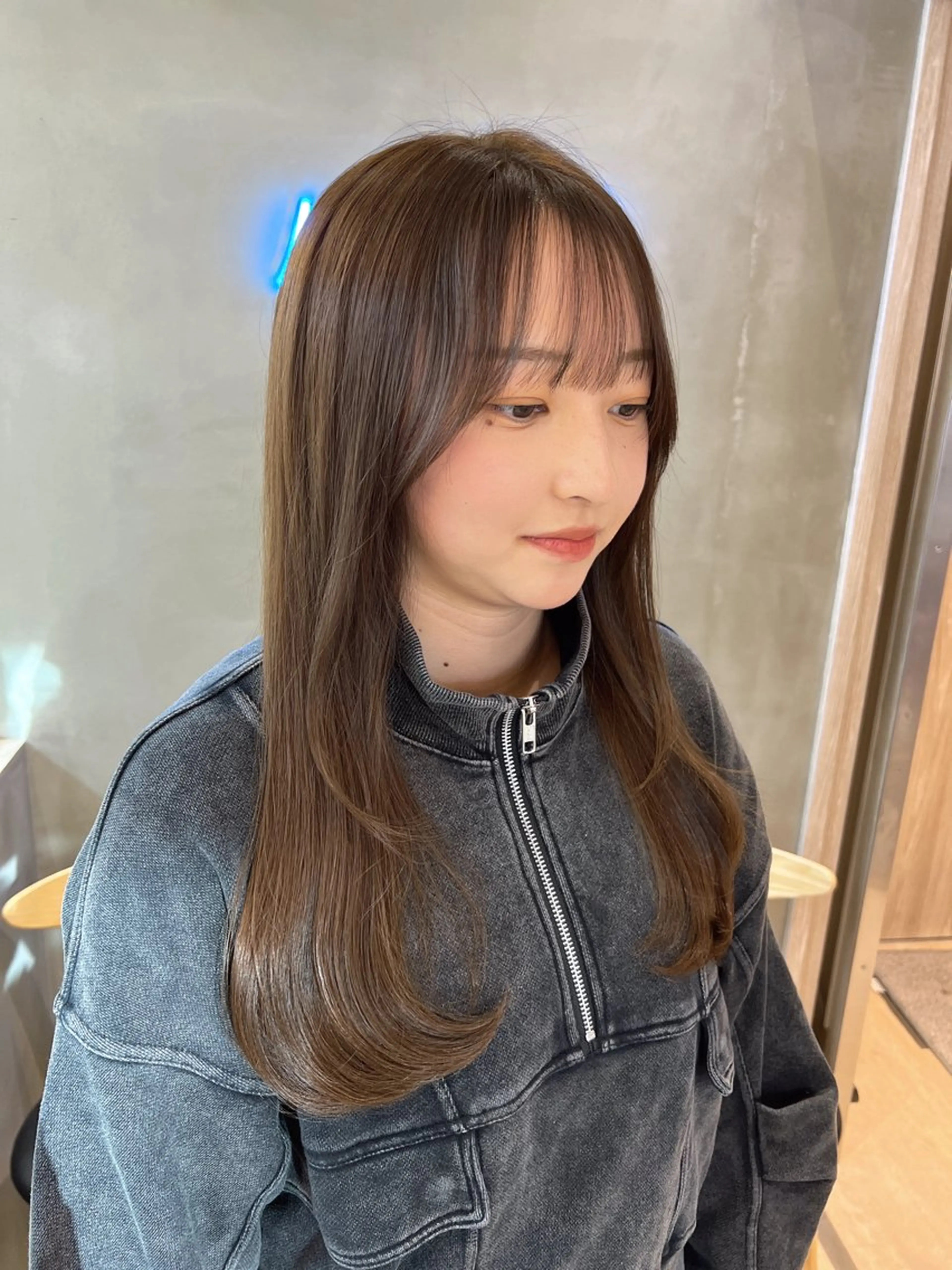 💖絶対可愛くなります💖韓国風似合わせカット+艶髪カラー+スチームトリートメント🫧の写真