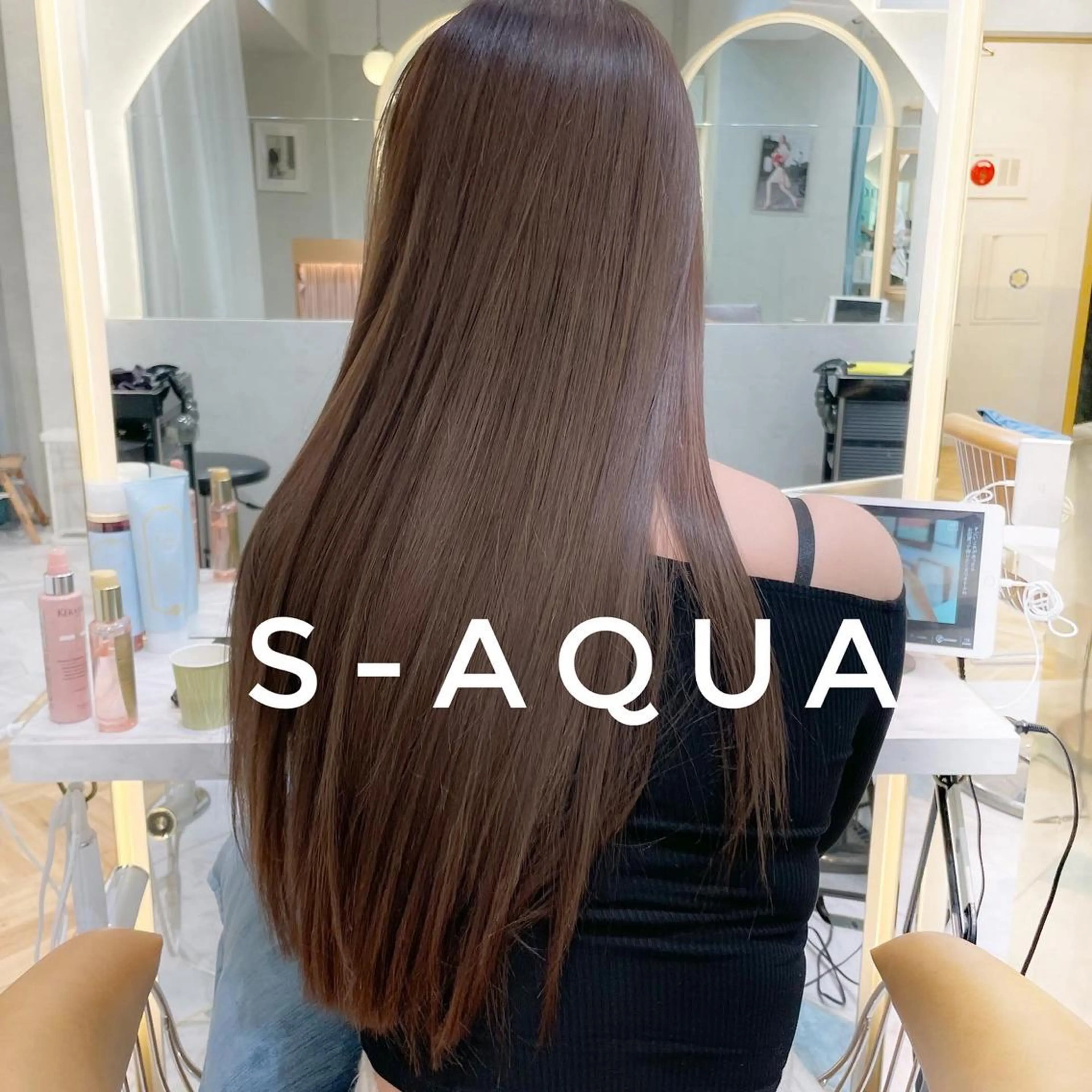 ロング カット ヘアカラー トリートメント 産休中2026.4月 復帰予定/野崎華代のヘアスタイル