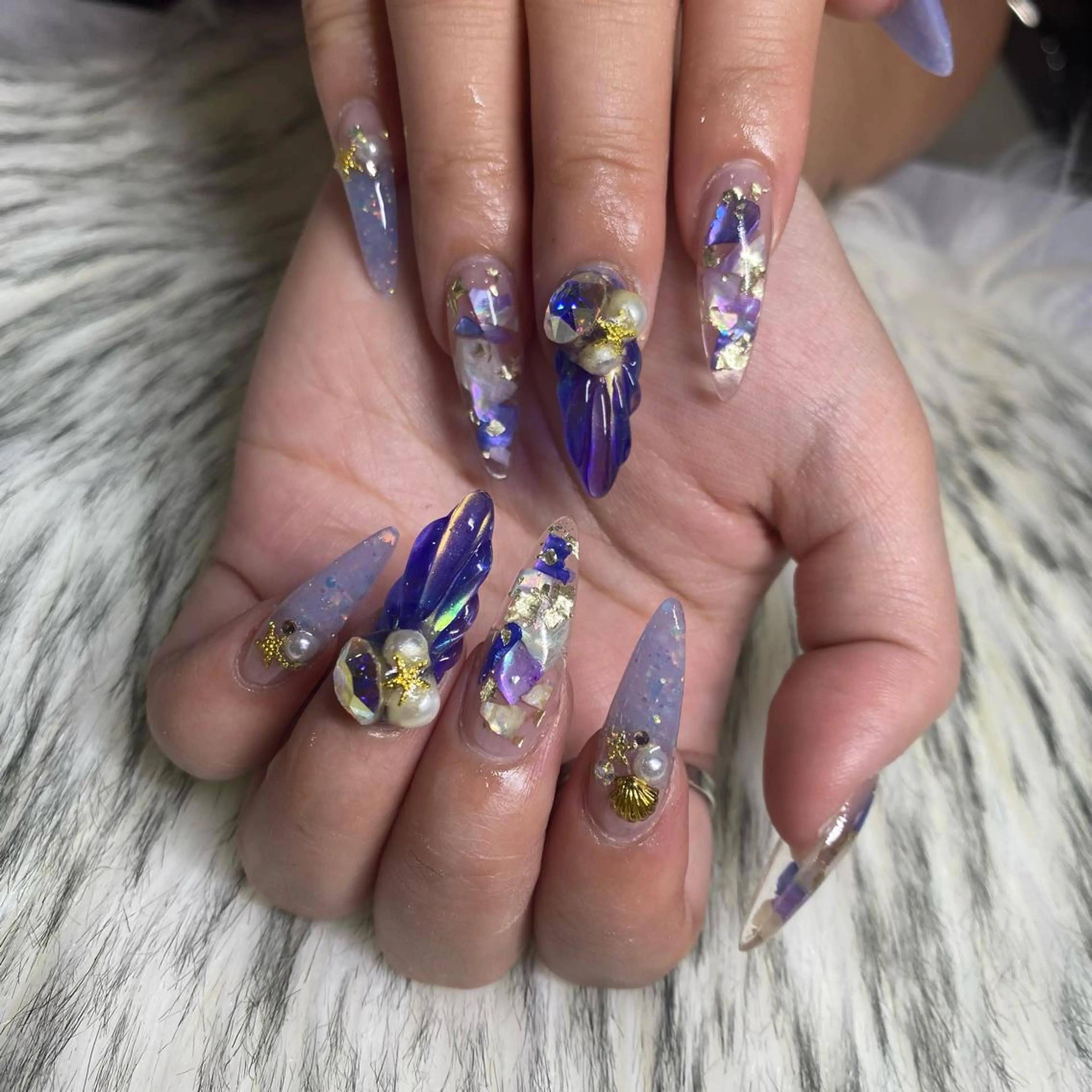 ネイル ハンドネイル la vie  Luire所属・la vie Luire ｱｽｶのネイルデザイン