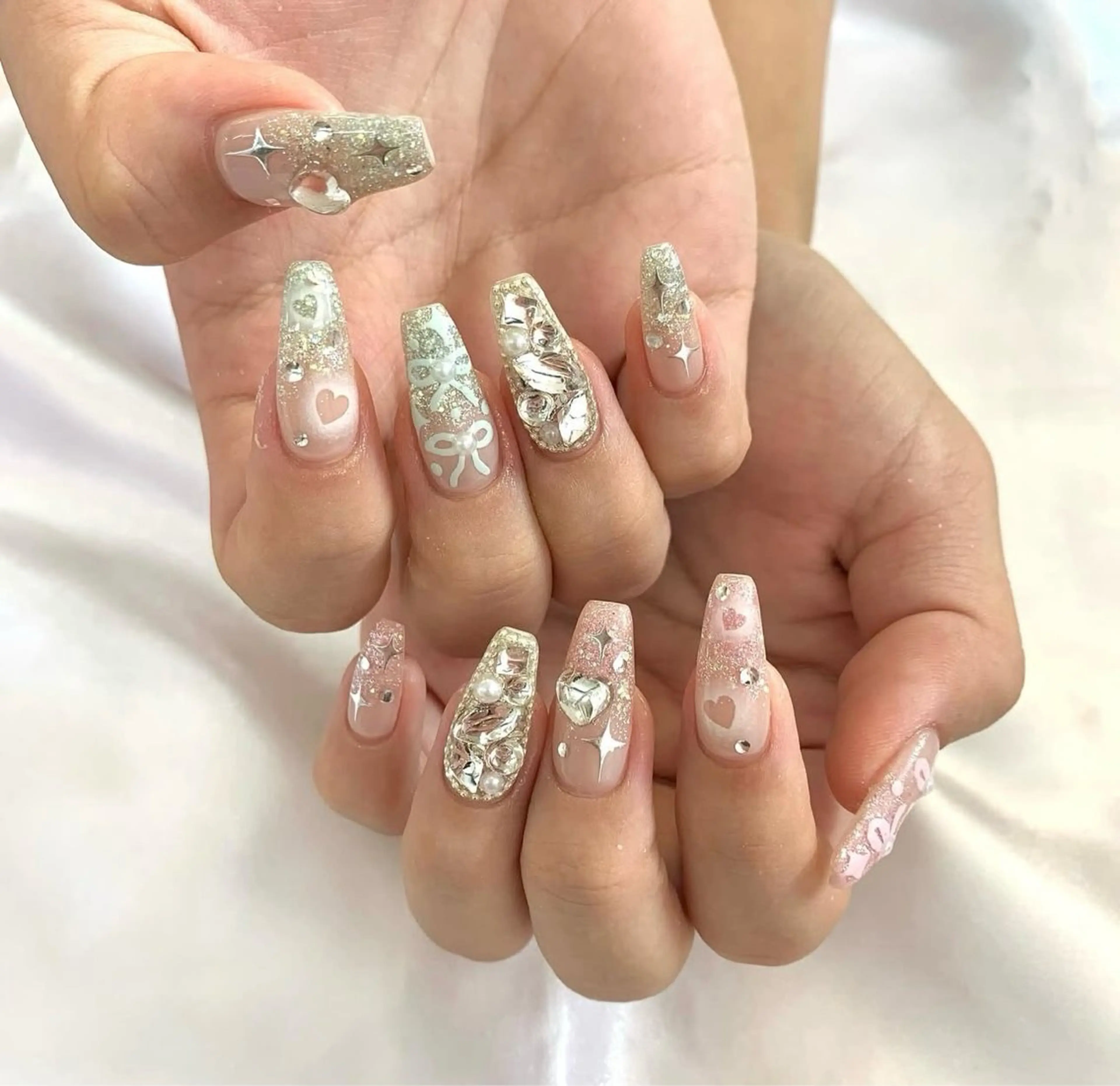 ネイル 韓国ネイル 持ち込み ニュアンスネイル ネイルチップ ハンドネイル TABI ANA.CHUOのネイルデザイン