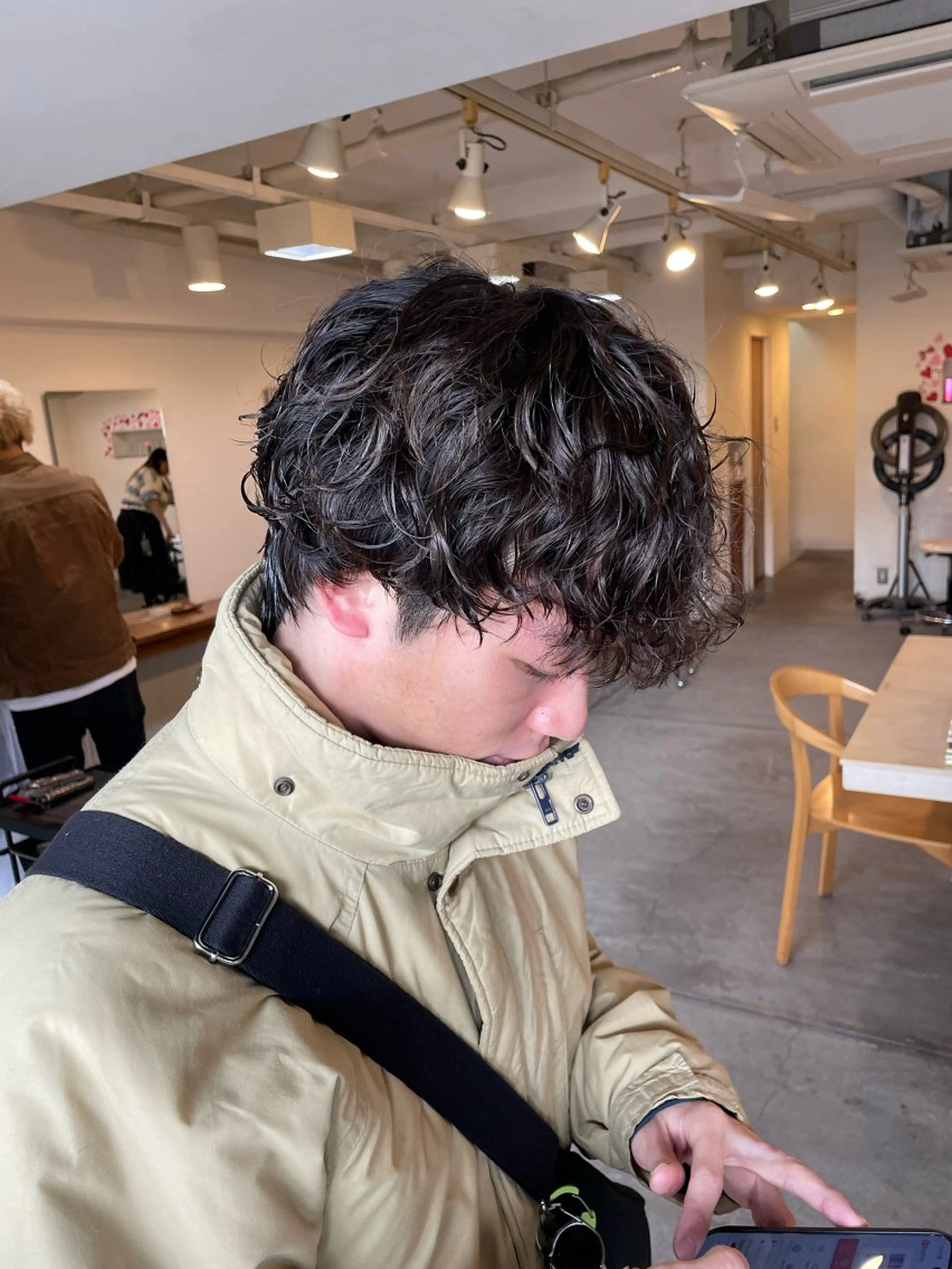 ショート パーマ メンズ メンズパーマ カット パーマ 谷口 悠生のヘアスタイル