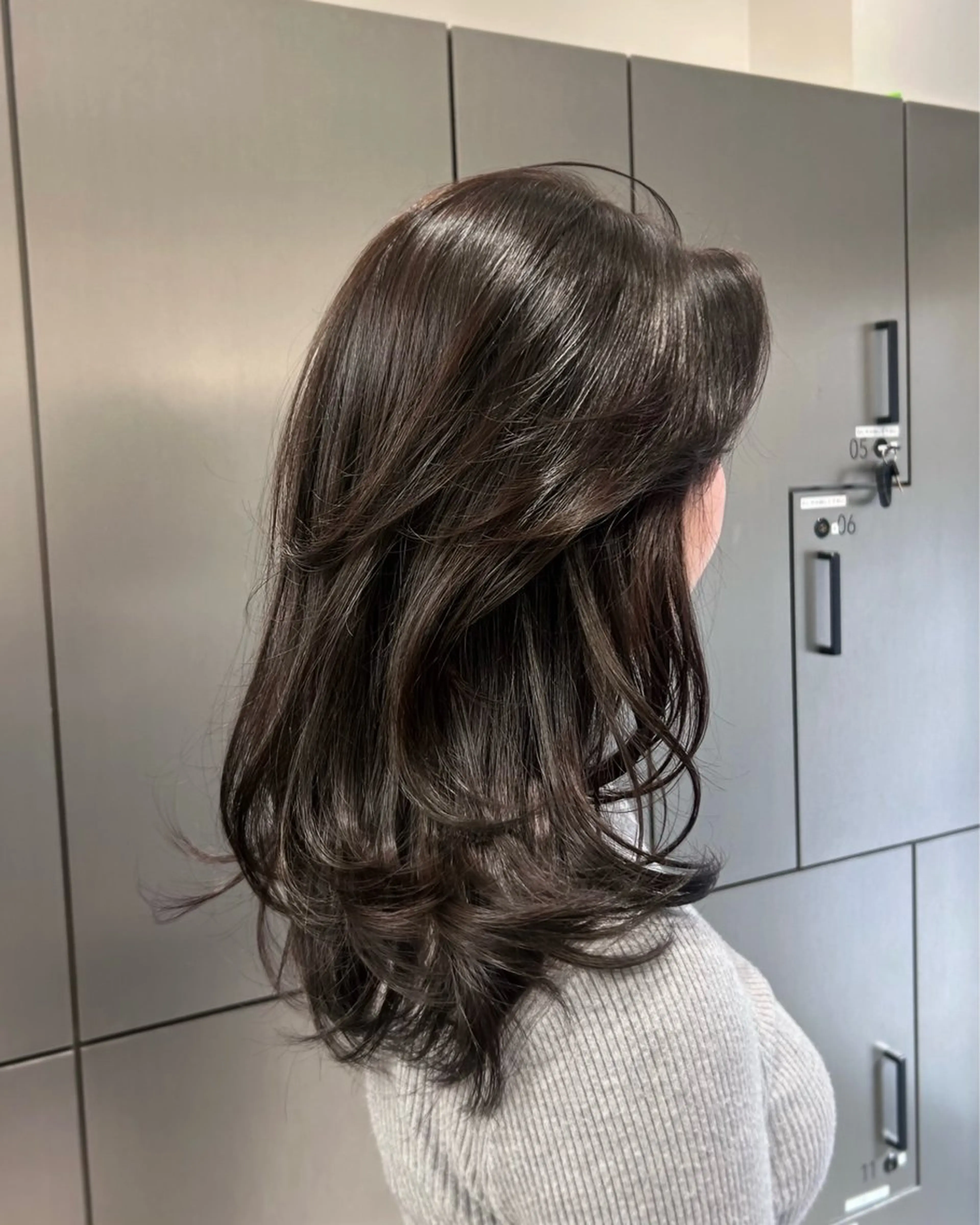 ロング レイヤーカット カット ヘアカラー トリートメント 大人レイヤー/艶美髪 🇺🇸TOMONAのヘアスタイル