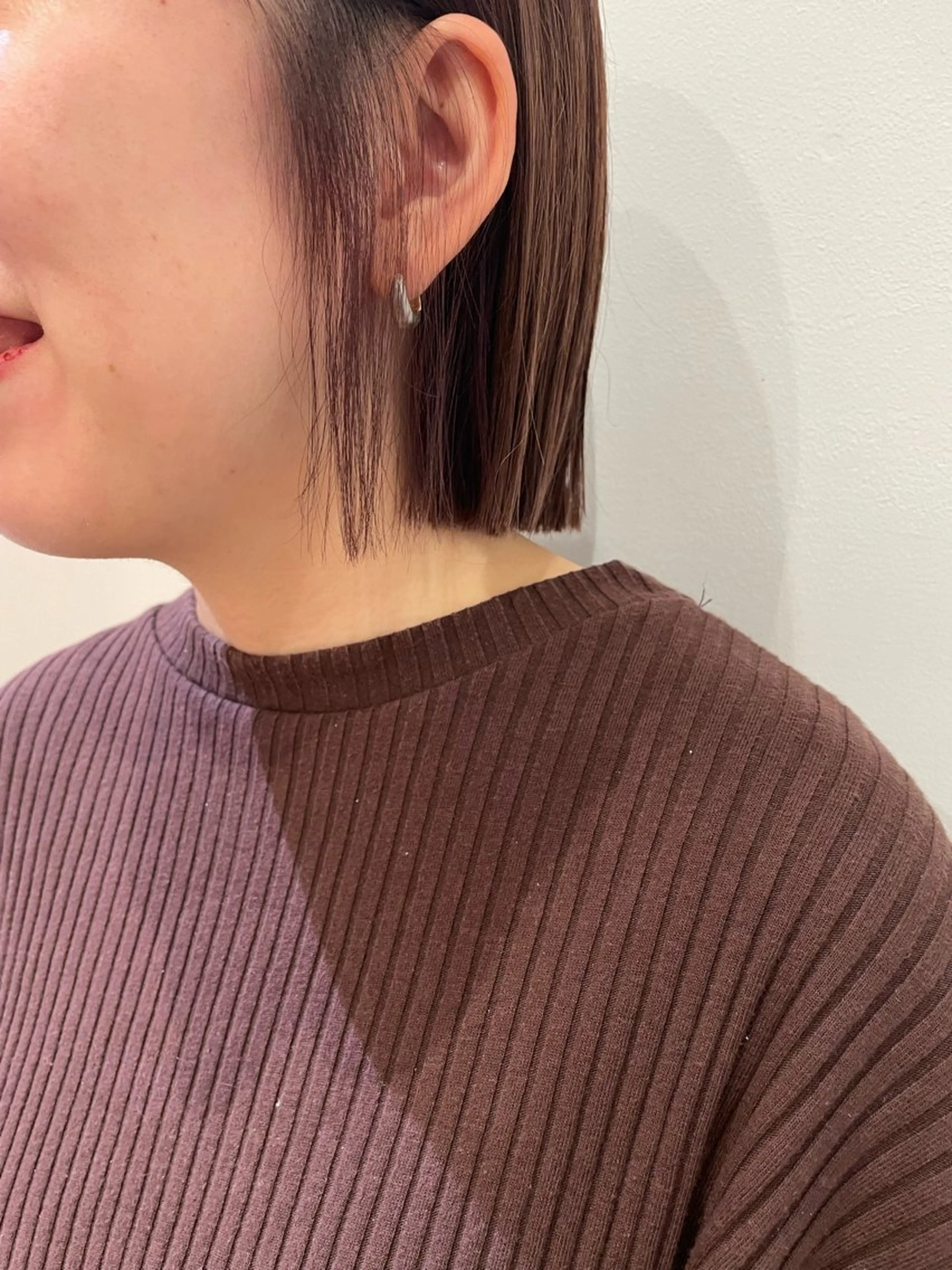 ショート ボブ 暖色カラー/似合わせ カット/名古屋/辻のヘアスタイル