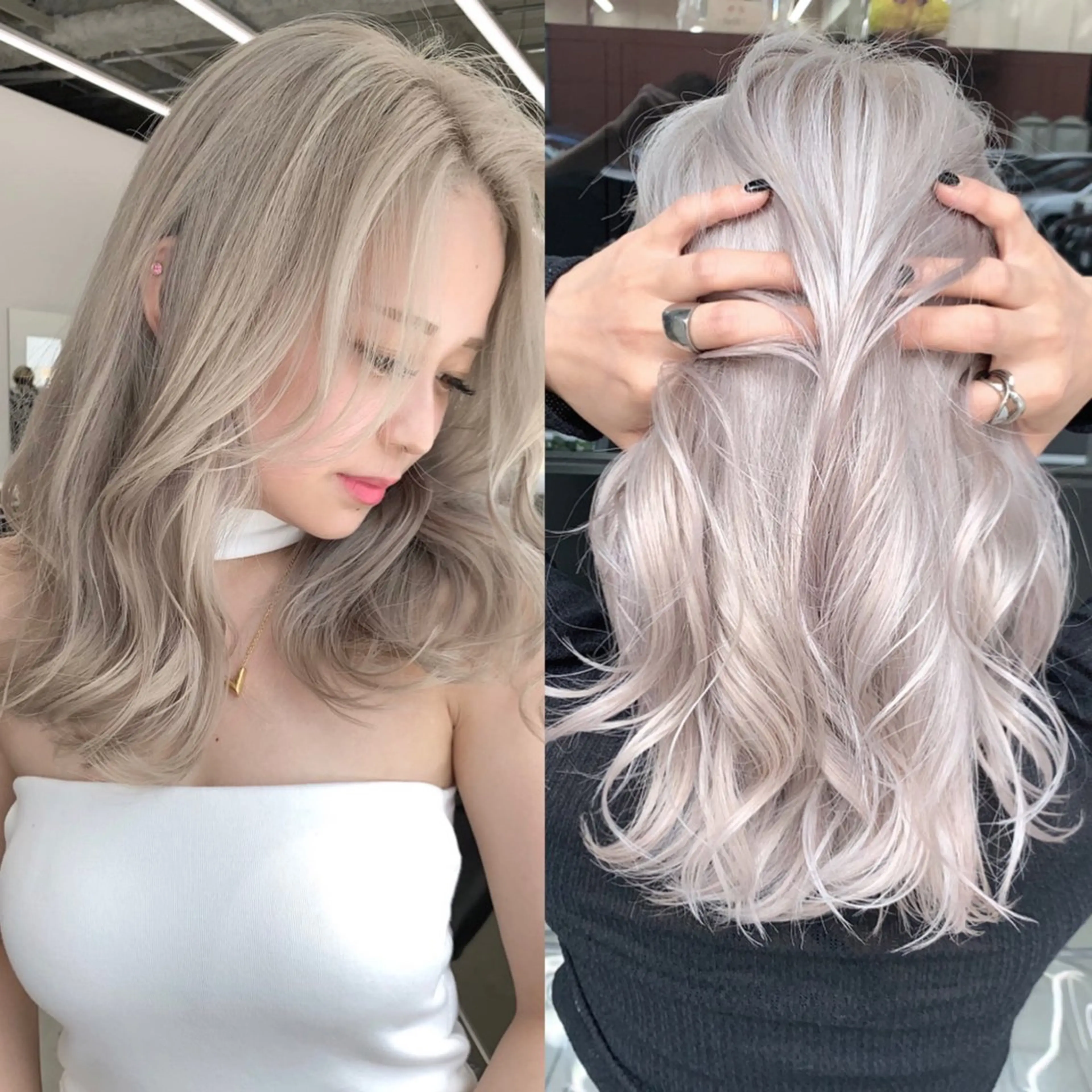 ロング カラー LINOET名古屋所属・齋藤 梨乃のヘアスタイル