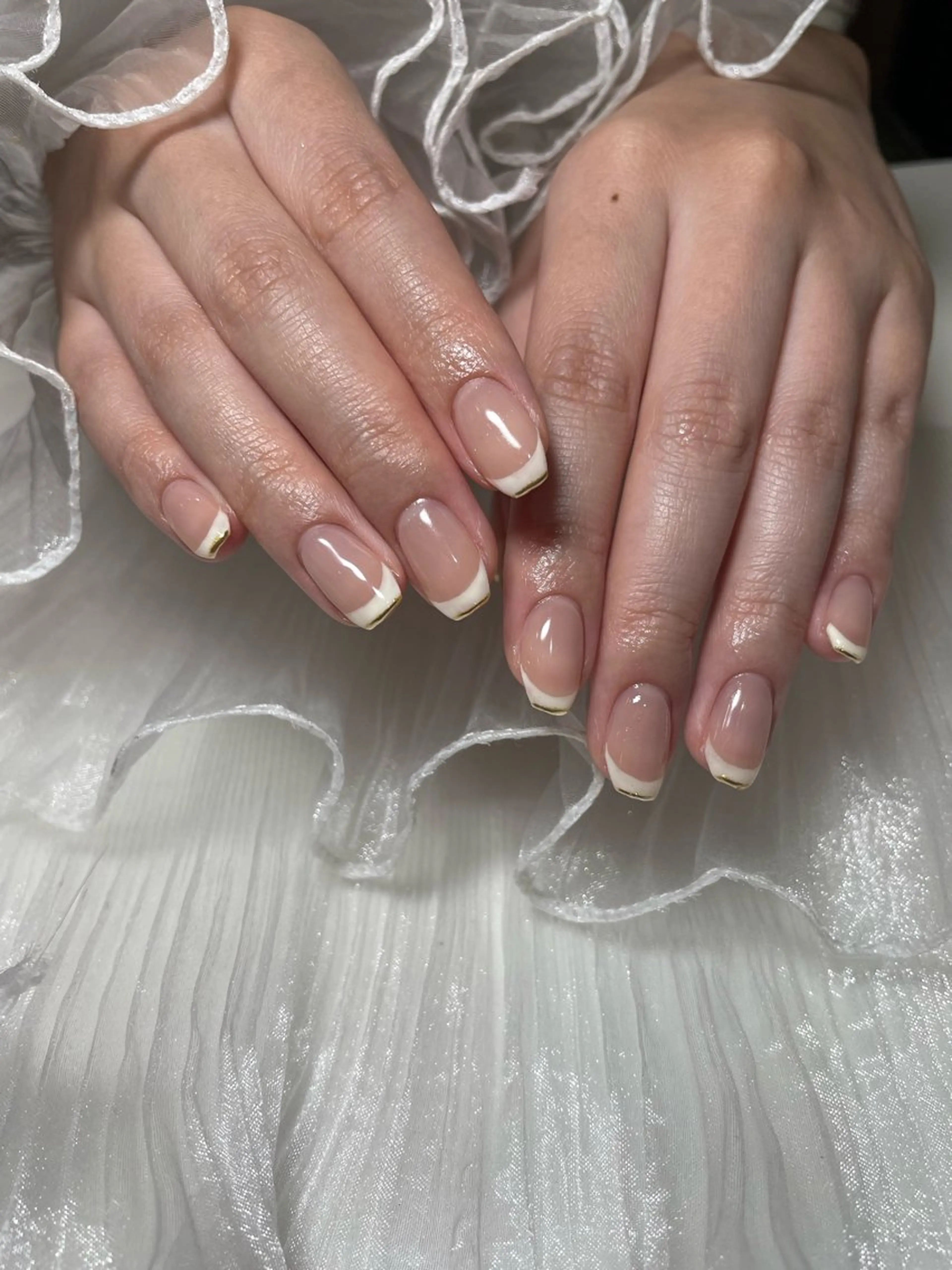 ネイル ハンドネイル るか/透明感 カラー/アレンジのヘアスタイル