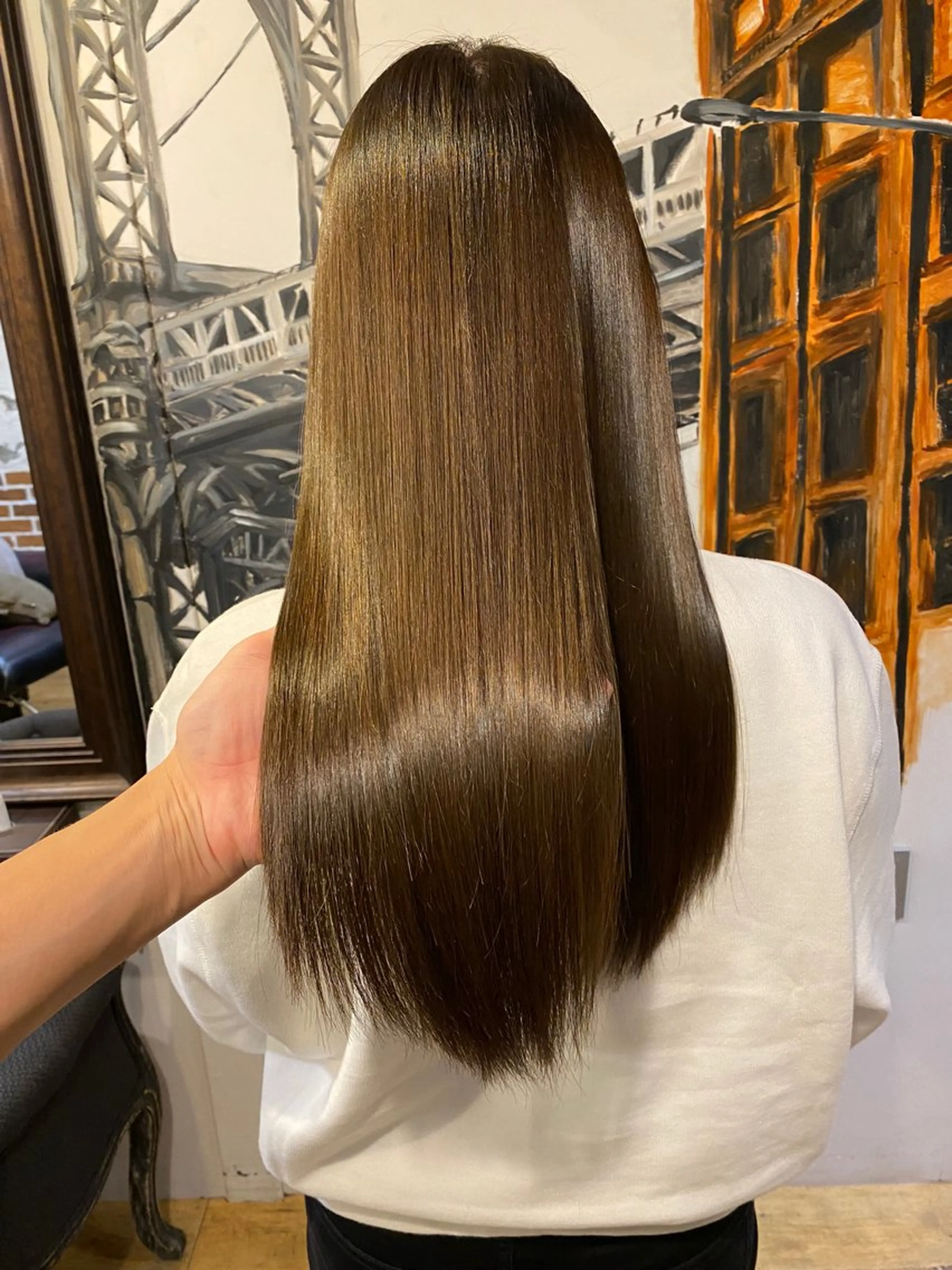 ロング 伸ばしかけ 髪質改善 縮毛矯正 また会いたくなる 美容師【KENTA】のヘアスタイル