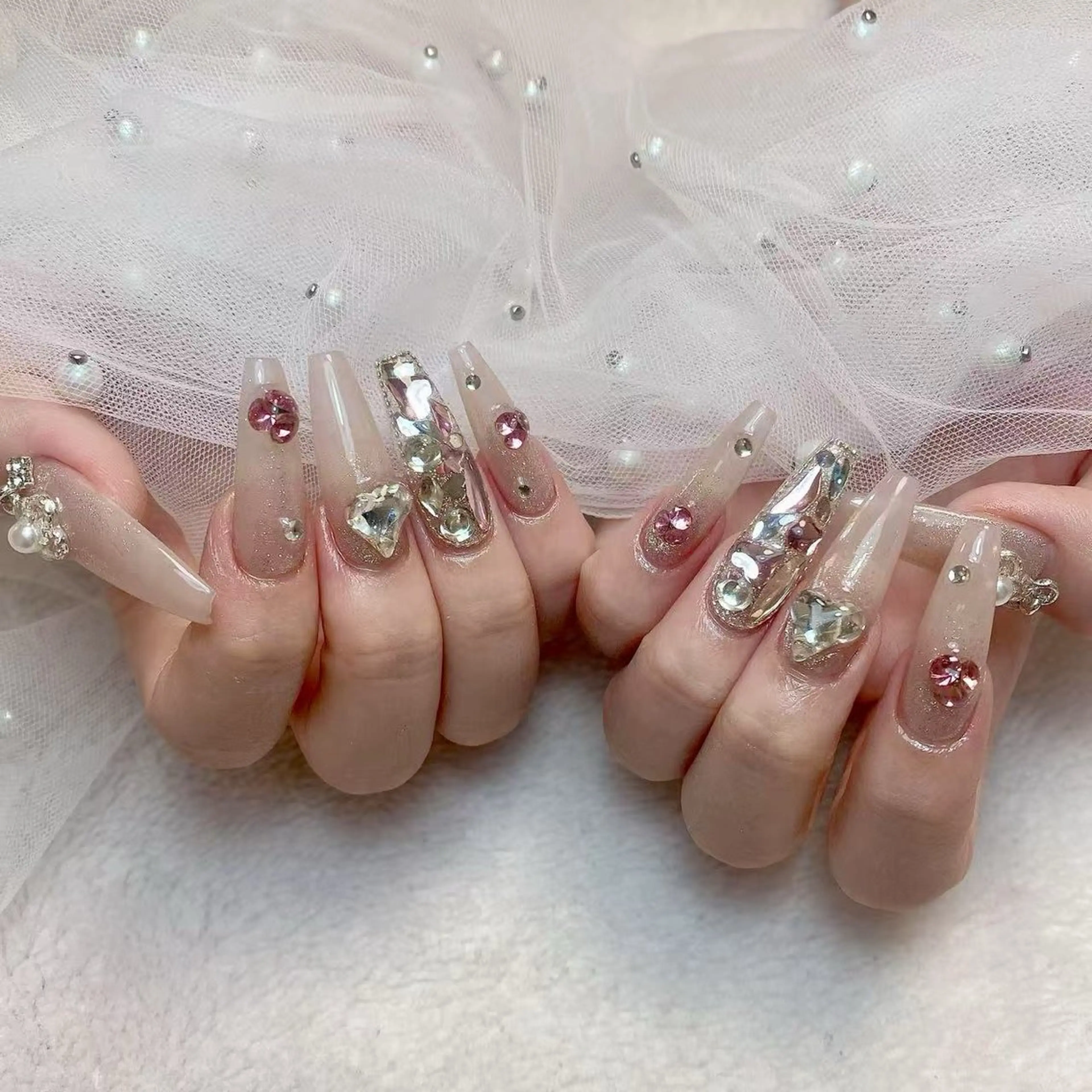 ネイル ラメ(グリッター) ハンドネイル M&S Nailsalonのネイルデザイン