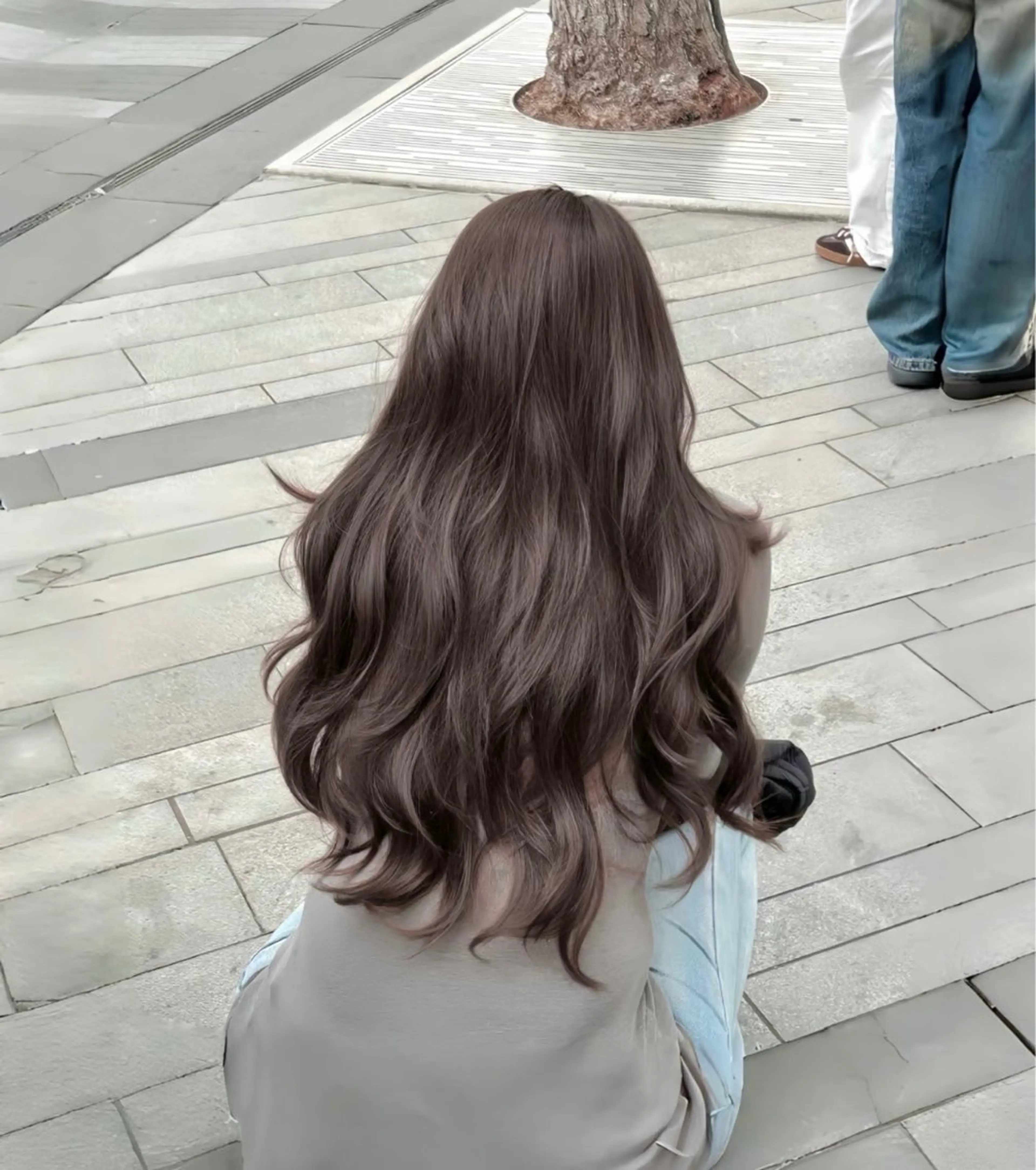 ロング カット ヘアカラー トリートメント GO TODAY 原宿Verno店所属・韓国系支持率No.1 レイヤー特化/きょうのヘアスタイル