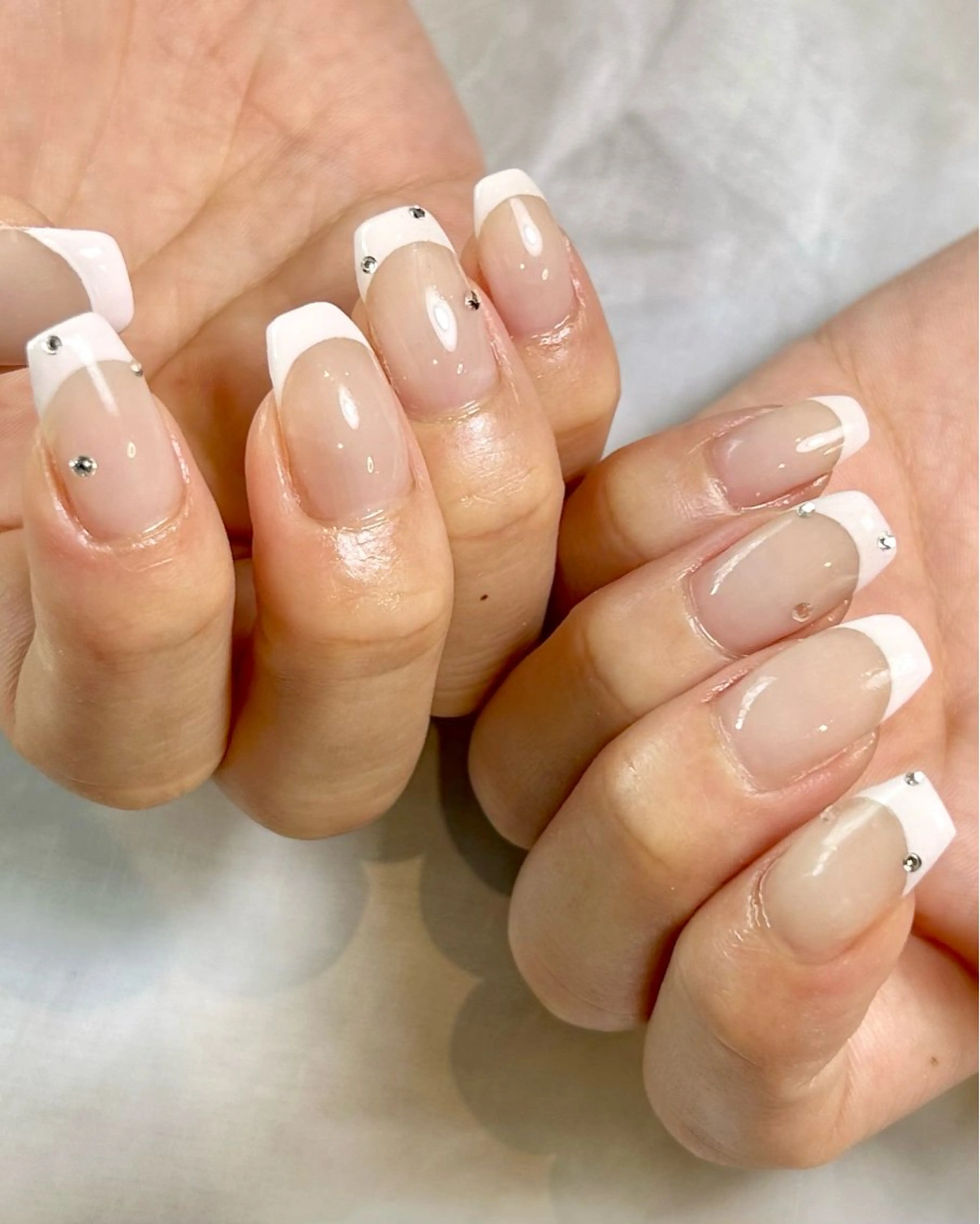 ネイル 持ち込み パステルネイル ピンク ハンドネイル Reflection marikoのネイルデザイン