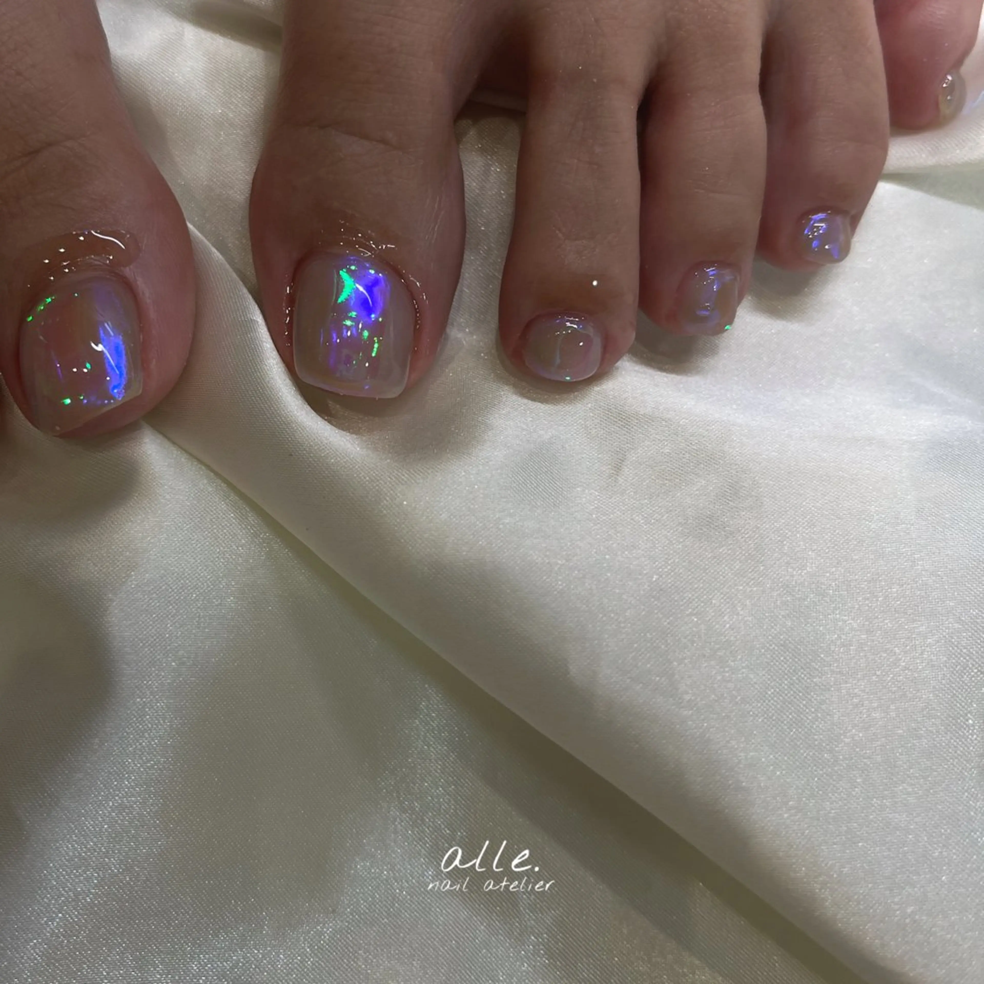 ネイル フットネイル atelier alle.のネイルデザイン