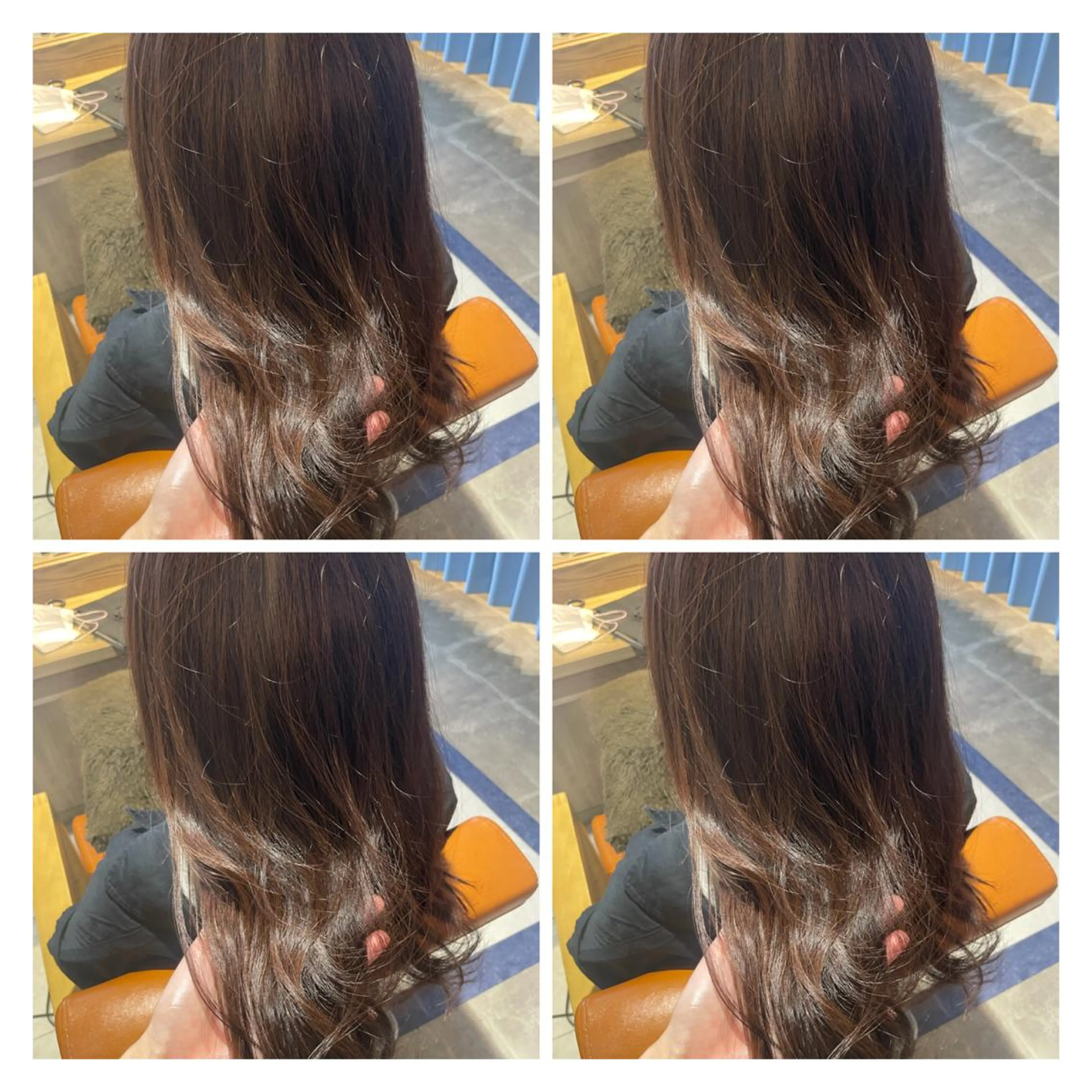 ミディアム カラー 髪質改善艶髪 ℍ𝔸ℝ𝕌𝕂𝔸のヘアスタイル