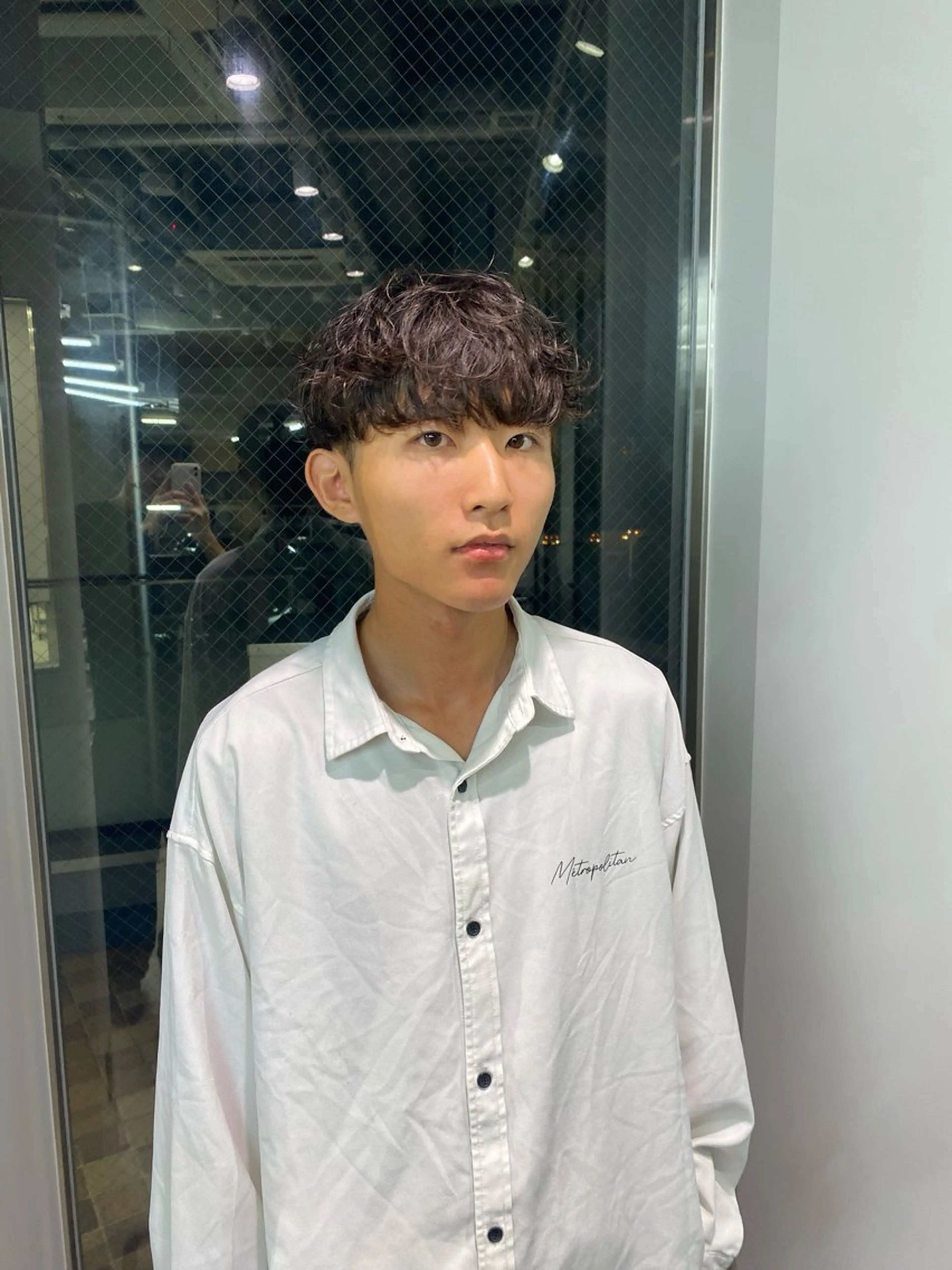 ミディアム パーマ メンズ fifth天神大名メンズサロン(フィフス)所属・fifth天神パーマ 特化/大田宗一朗のヘアスタイル