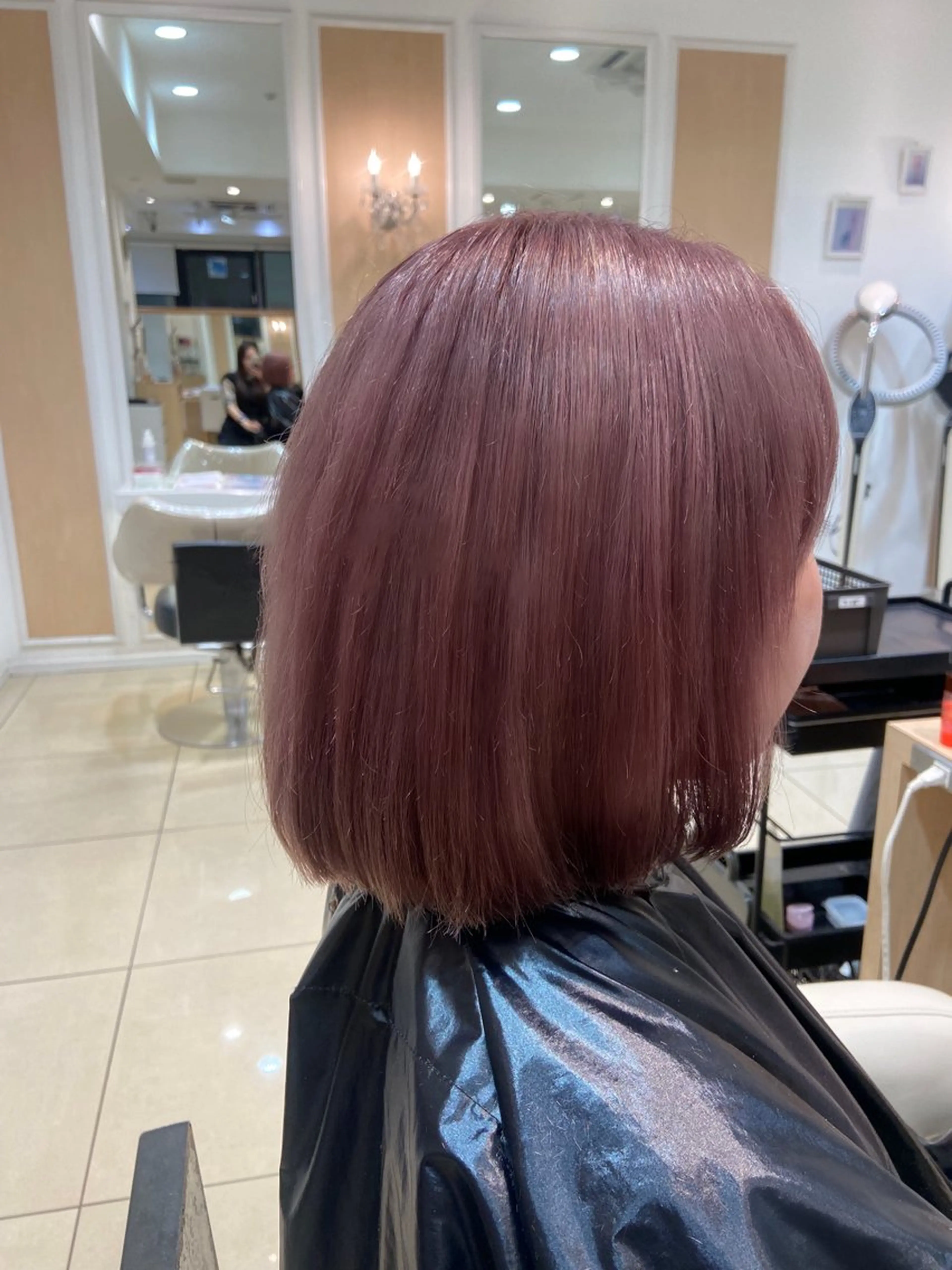 ミディアム カラー ブリーチ ピンクカラー ヘアカラー 🌙Ash中目黒 坪内沙月🌙のヘアスタイル