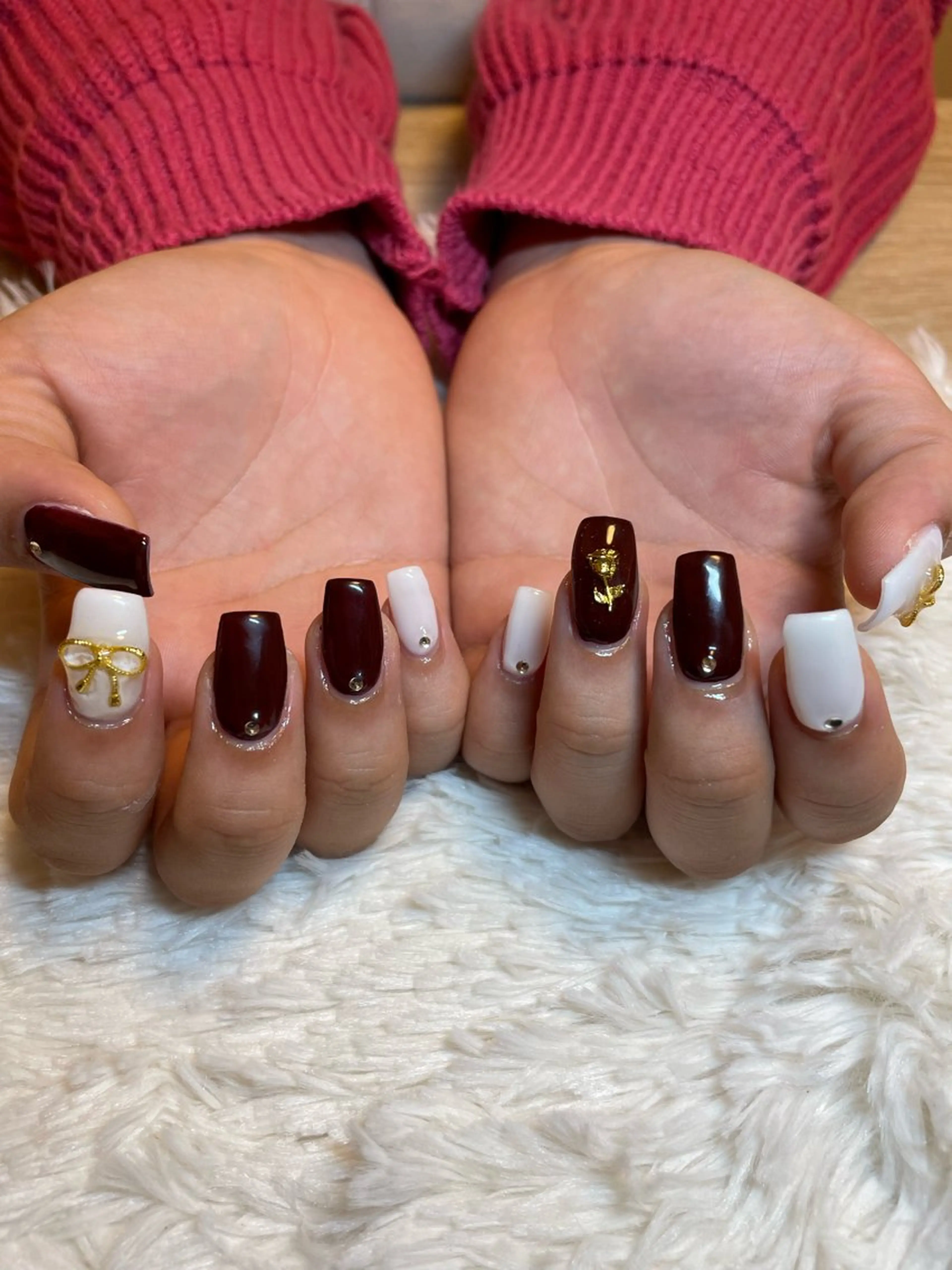 ネイル ボルドー ワンカラーネイル Nail salon Betty❤︎のネイルデザイン