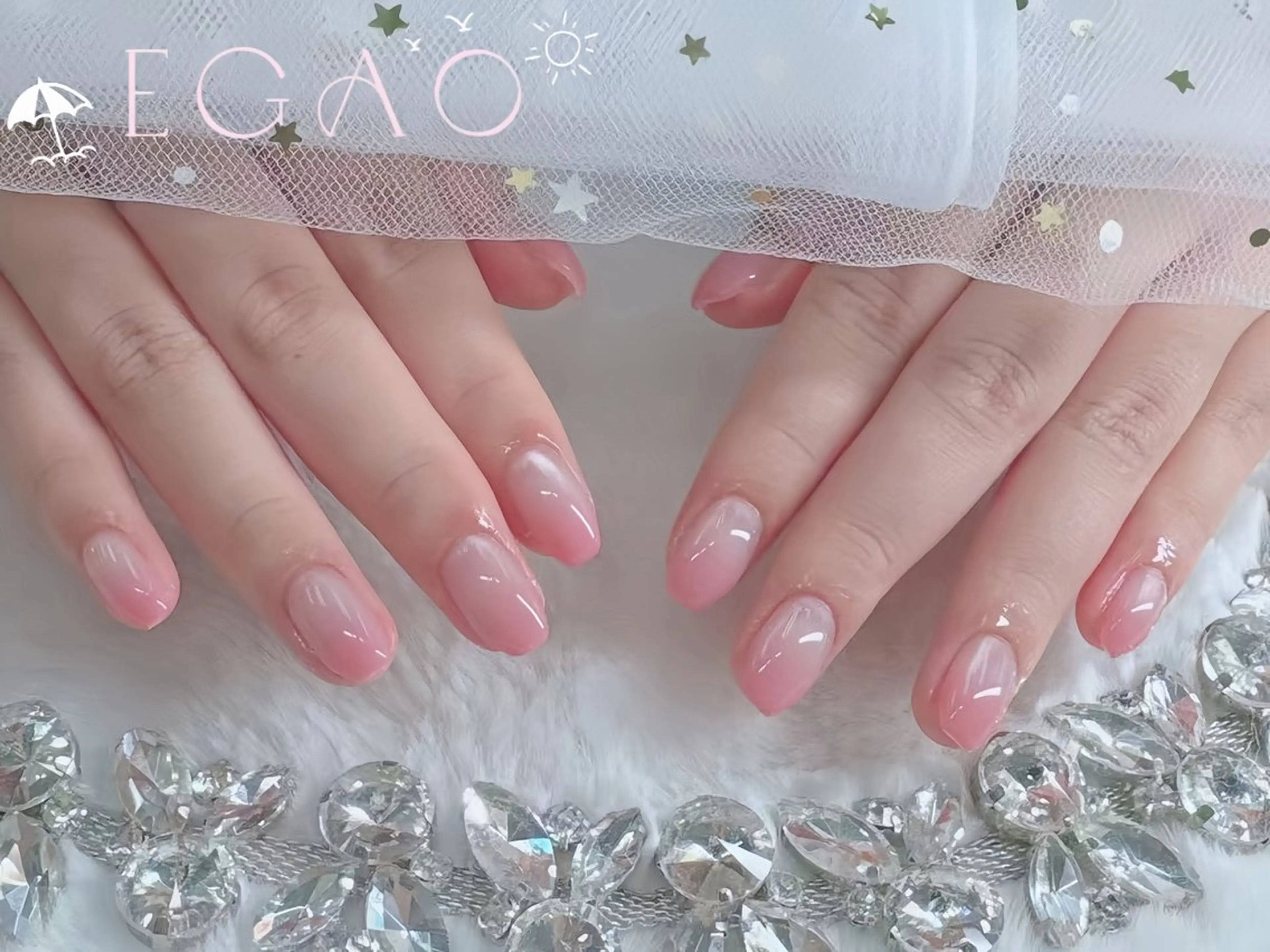 ネイル アートネイル フットネイル フレンチネイル ジェルネイル グラデーション ハンドネイル Egao Nail Salonのネイルデザイン