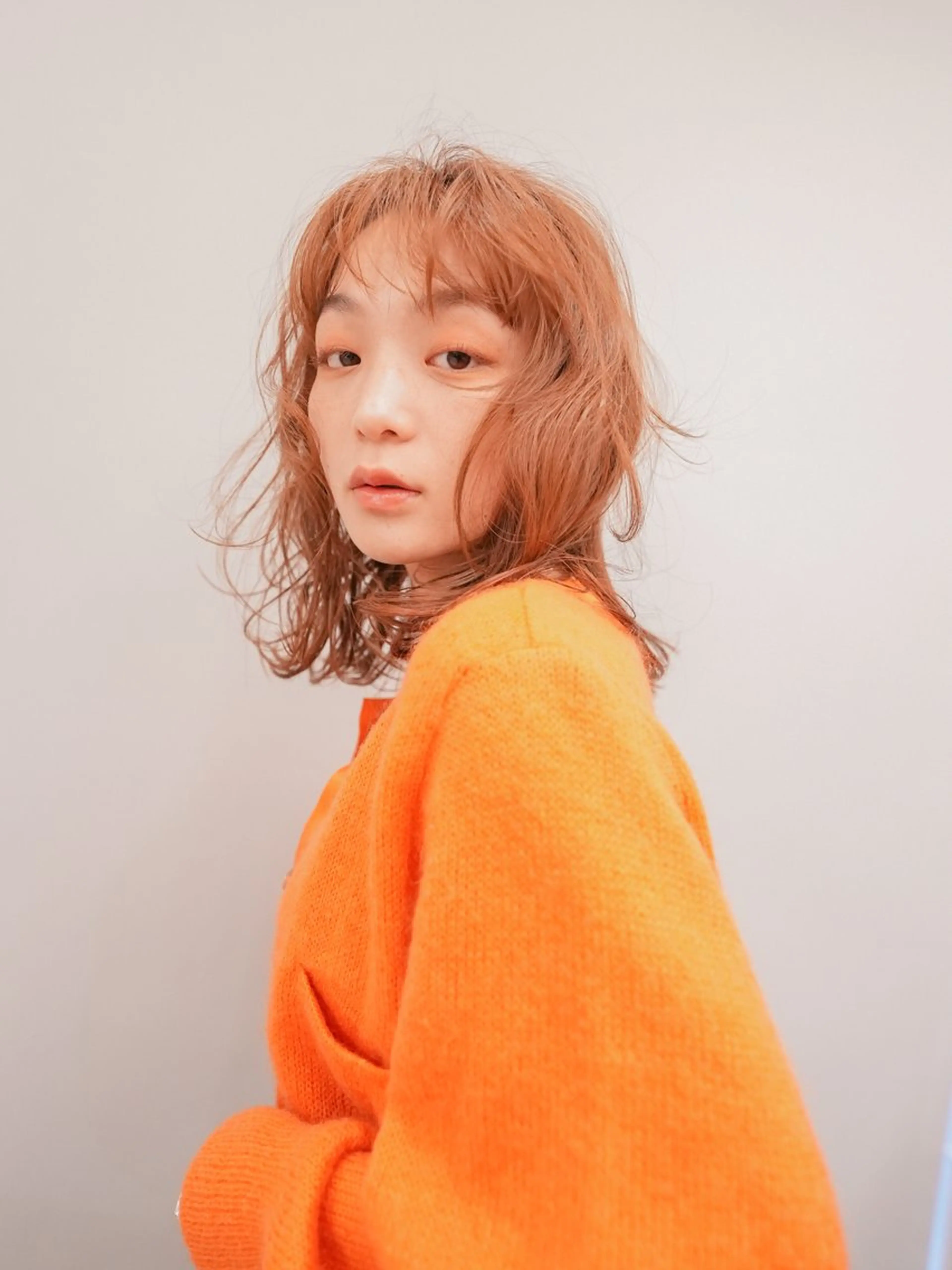 ミディアム パーマ gite カワムラナオキのヘアスタイル