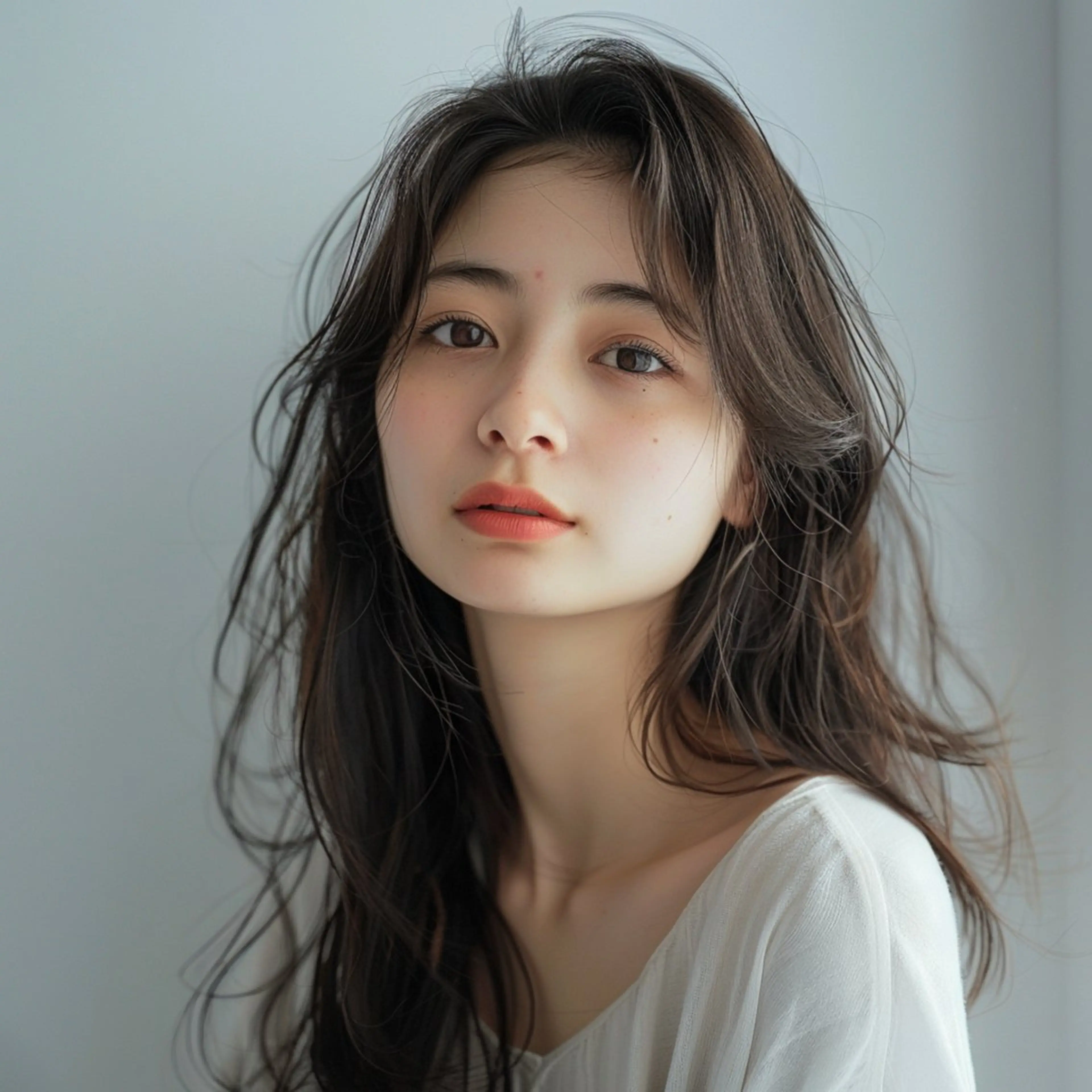 セミロング 緑地公園美容室 neohairのヘアスタイル