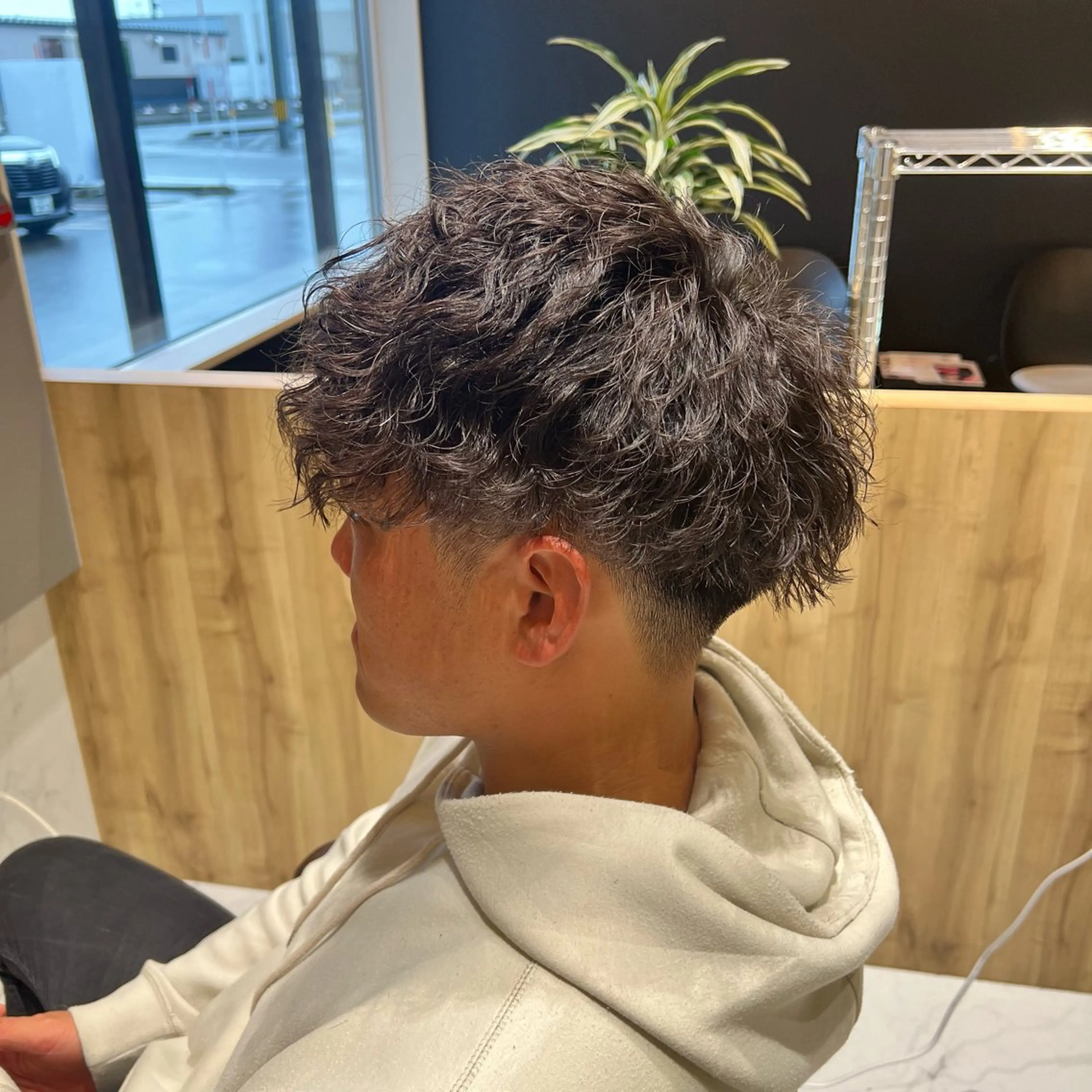 ショート パーマ メンズ カット パーマ ルクール喜多町店 コムロのヘアスタイル