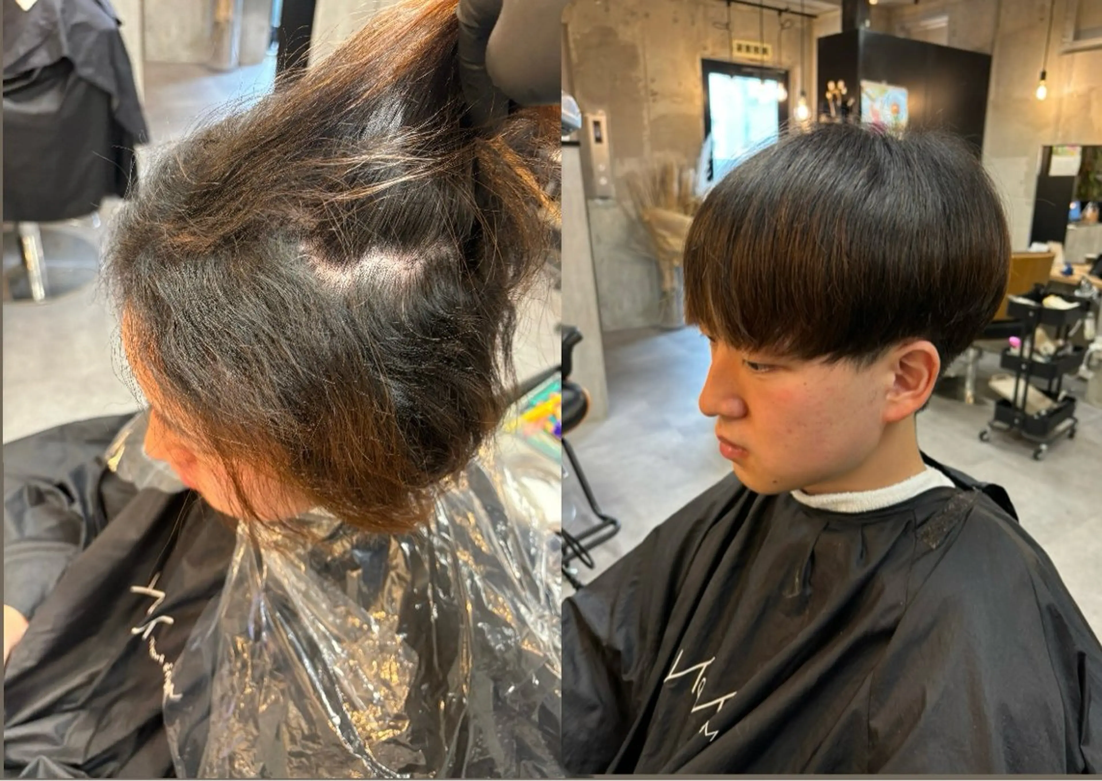 ショート Nozomu/地毛風 ストレート/パーマのヘアスタイル