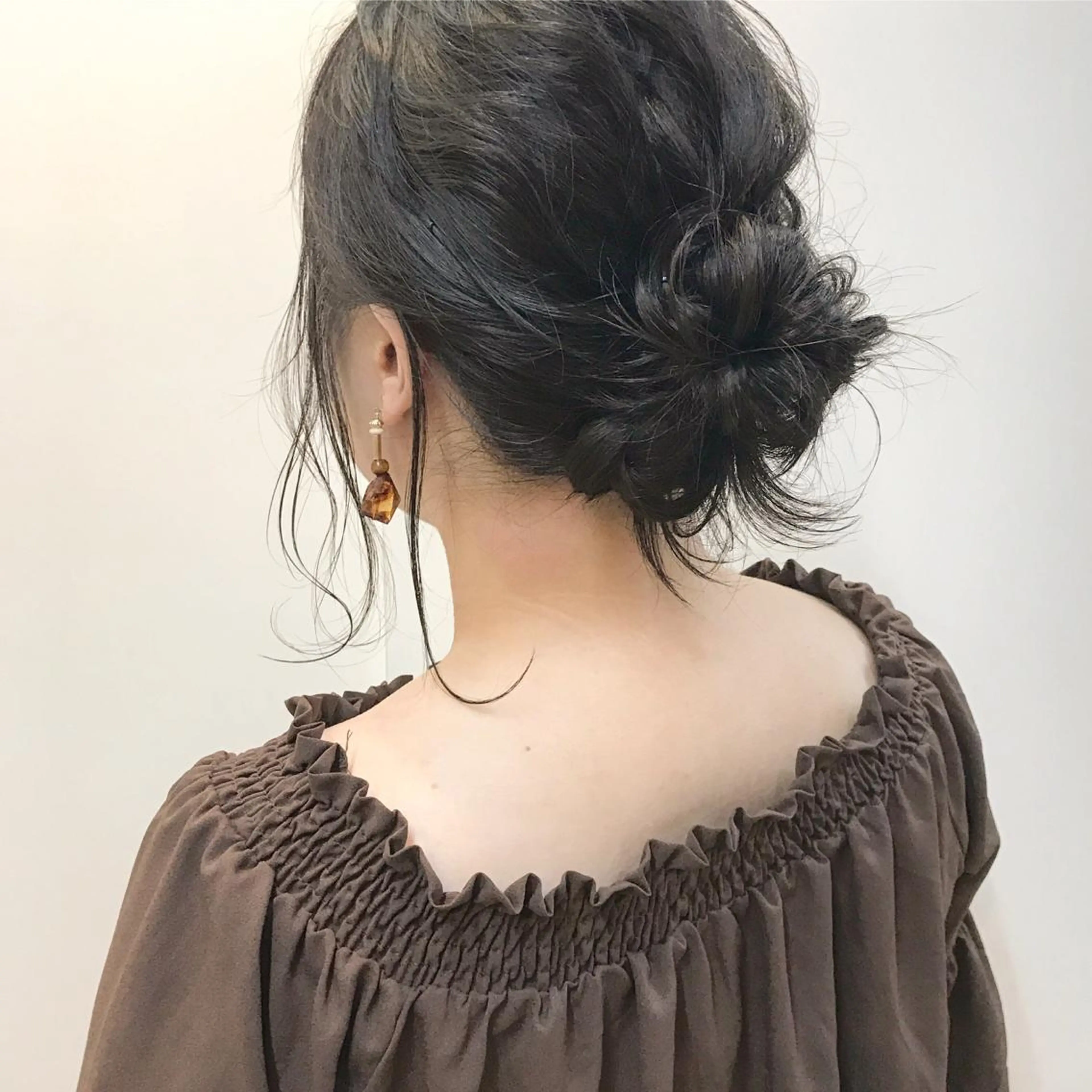 ヘアアレンジ Click所属・クニモトハルナ ボブ/柔らかカラーのヘアスタイル